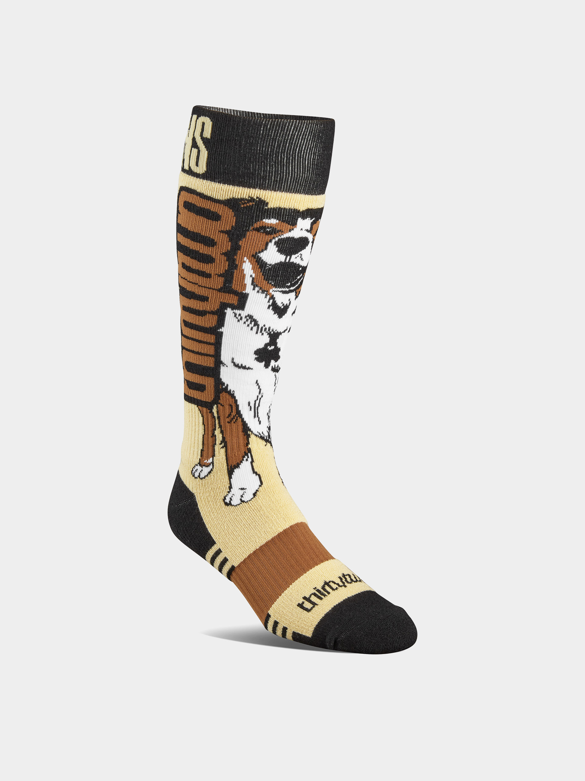 Skarpety ThirtyTwo Signature Merino (black/brown)