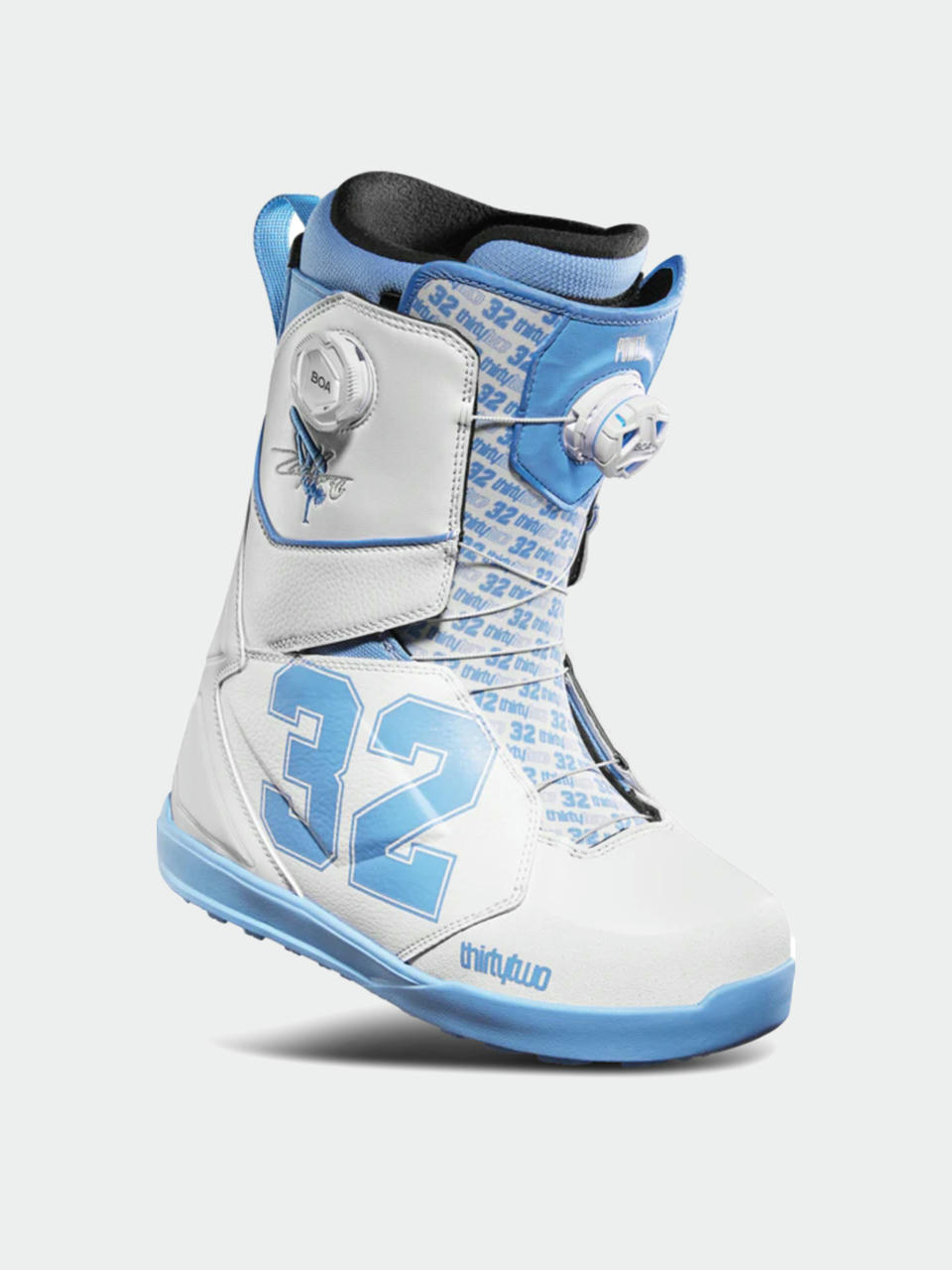 Męskie Buty snowboardowe ThirtyTwo Lashed Double Boa Powell (white/blue)