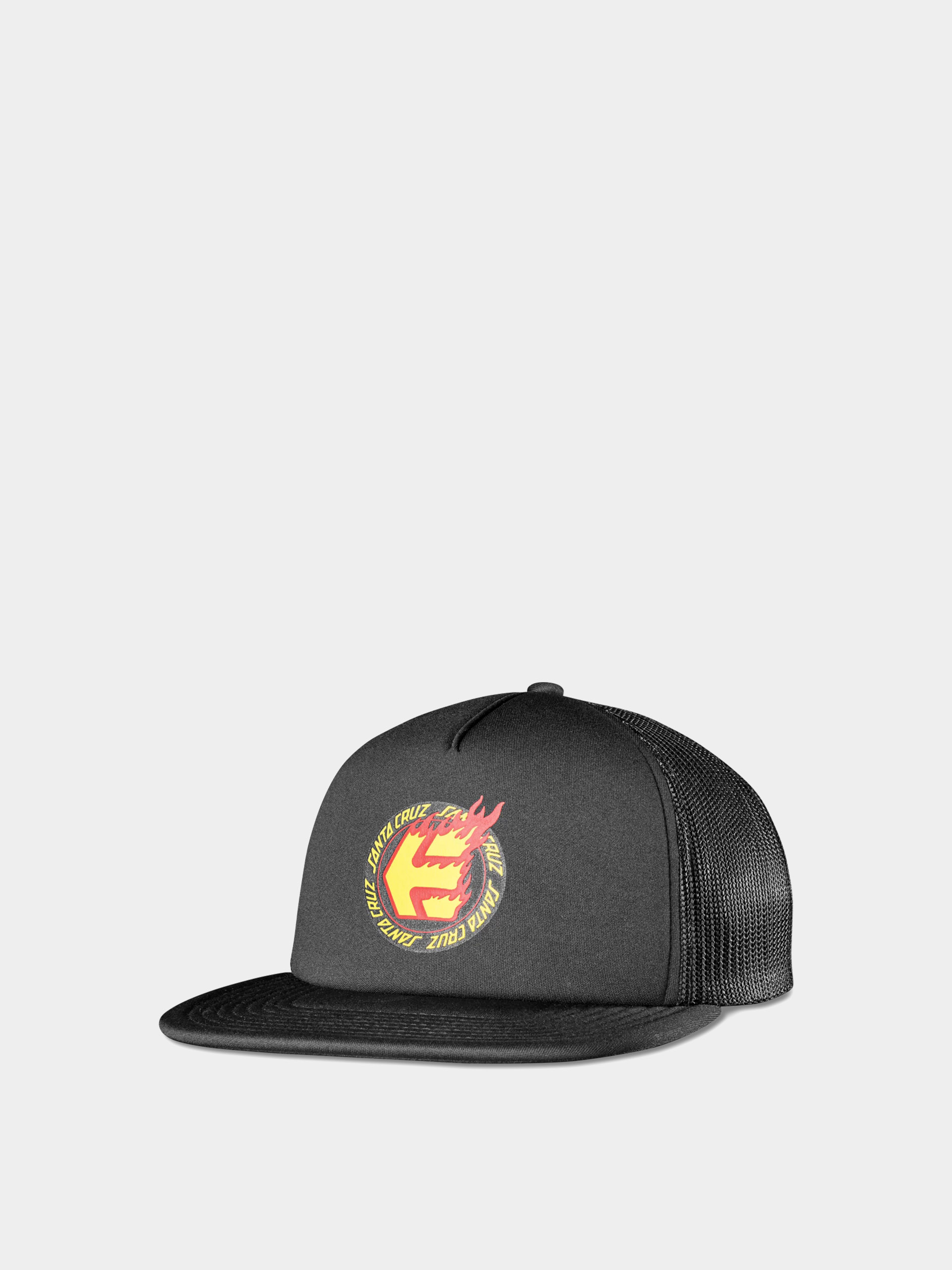 Czapka z daszkiem Etnies Sc Flame Trucker (black)