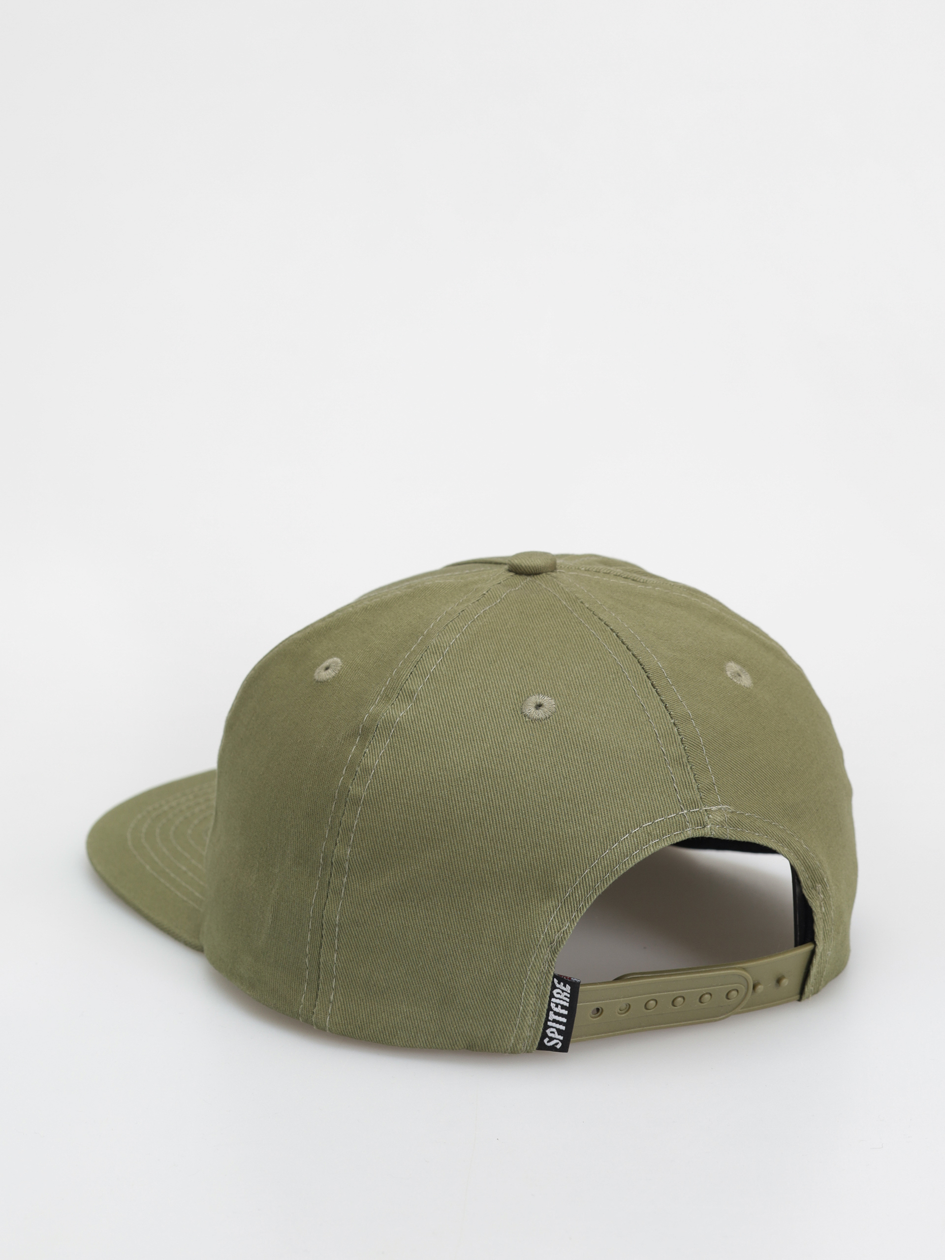 Czapka z daszkiem Spitfire Bighead Fill Snap (olive/red)