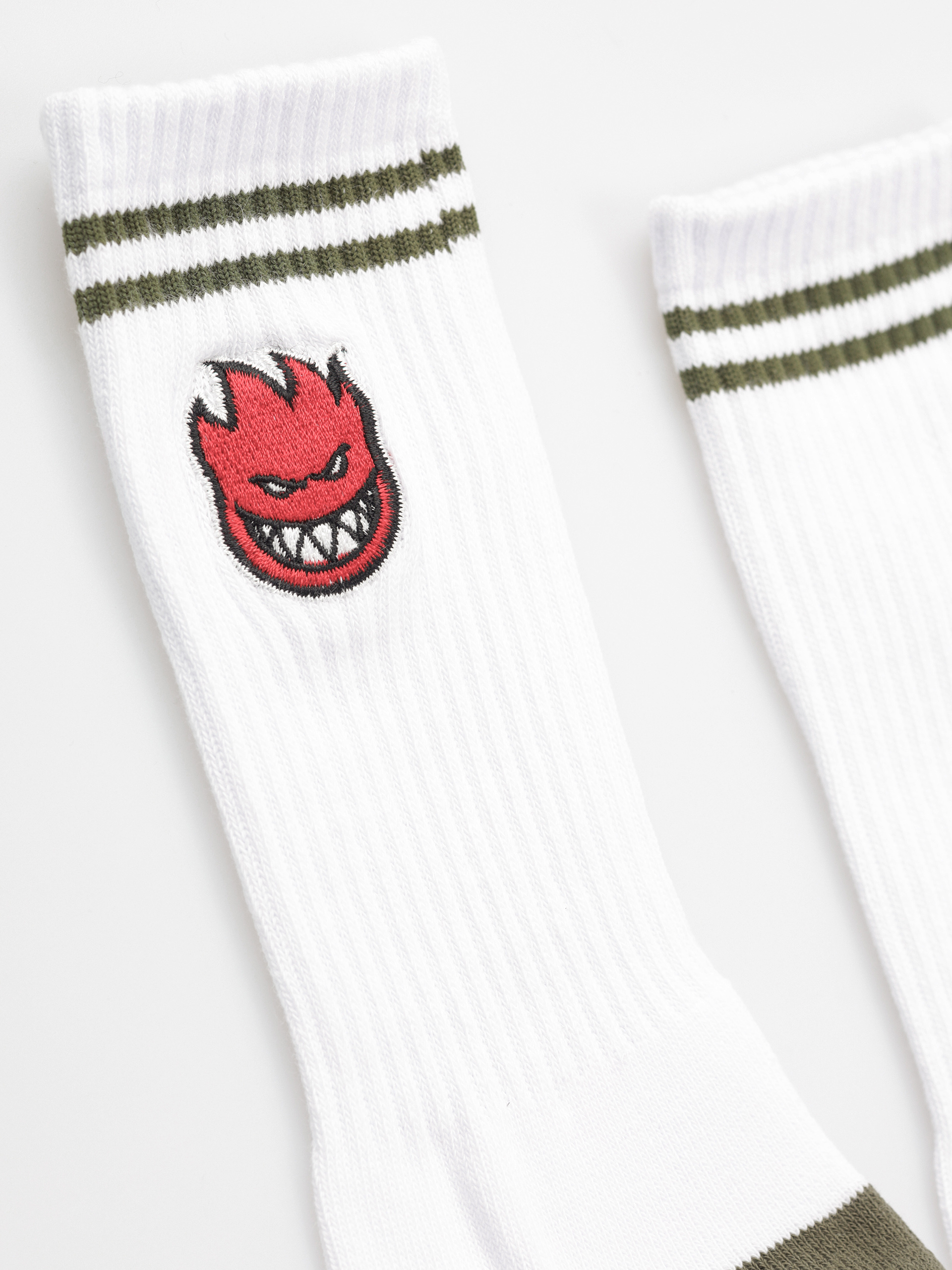 Skarpetki Spitfire Bh Fill Emb (white/olive/red)