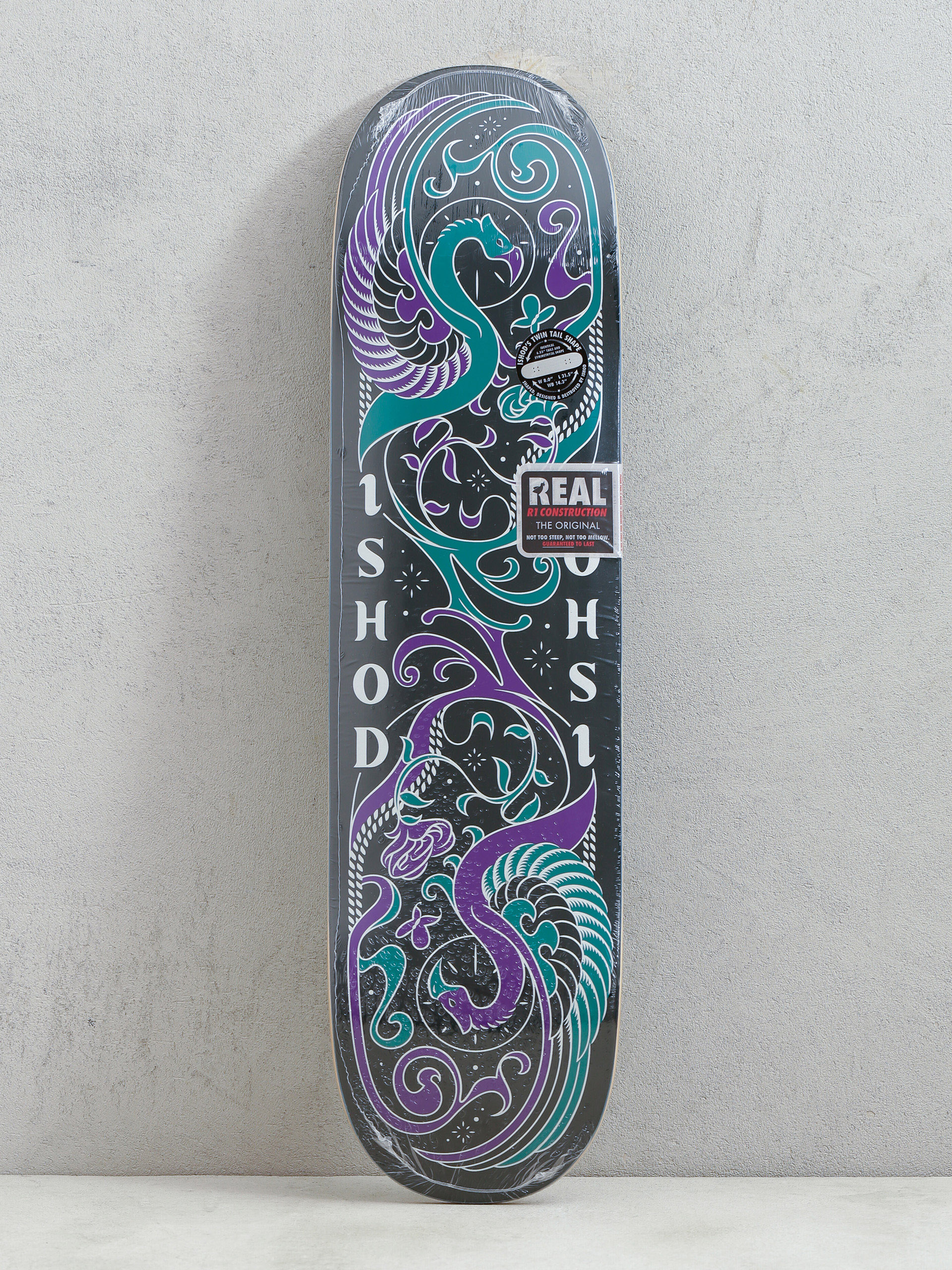 Deck Real Ishod Illuminatd (black/purple/teal)