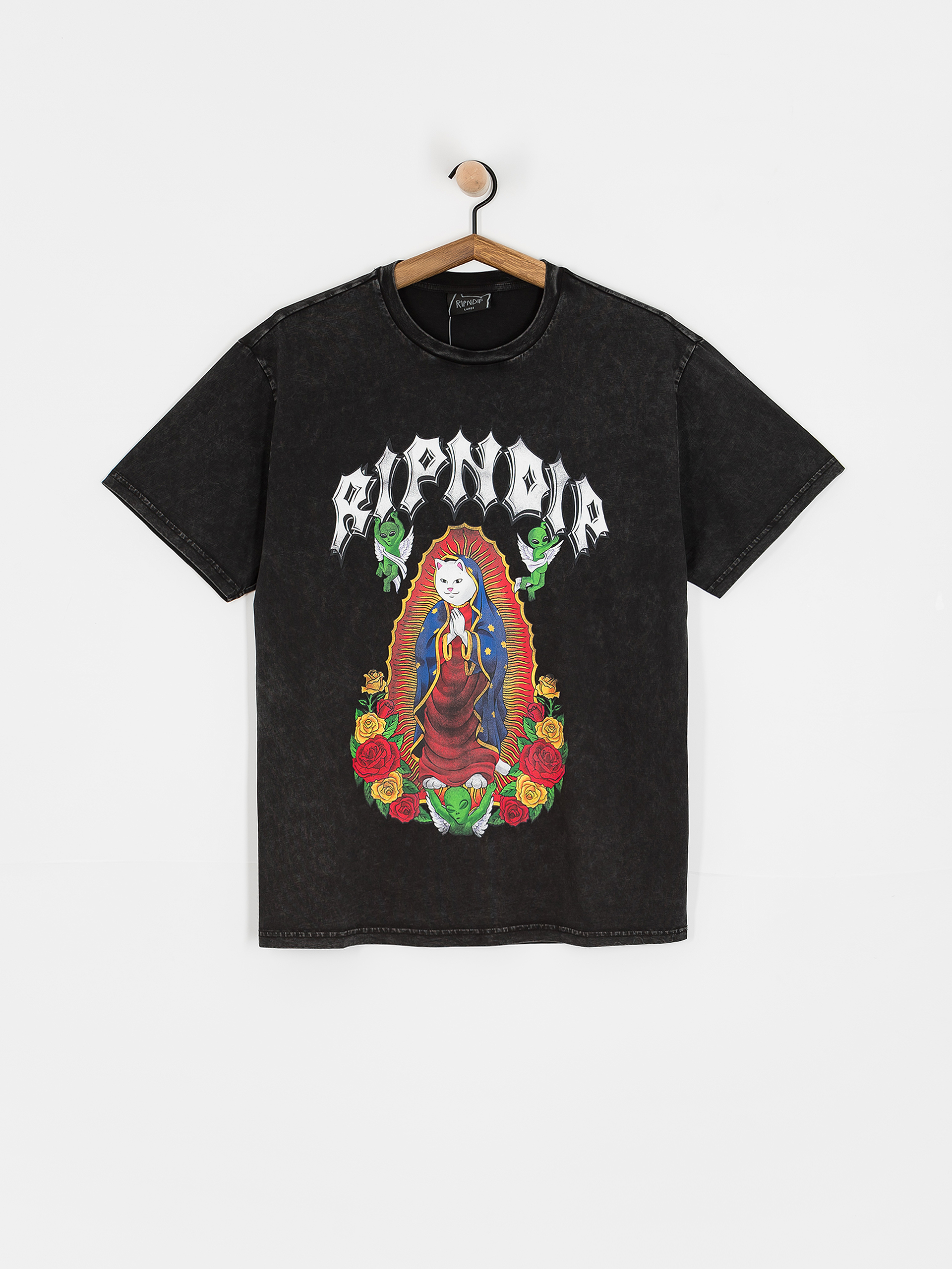 T-shirt RipNDip Mother Nerm (black wash)