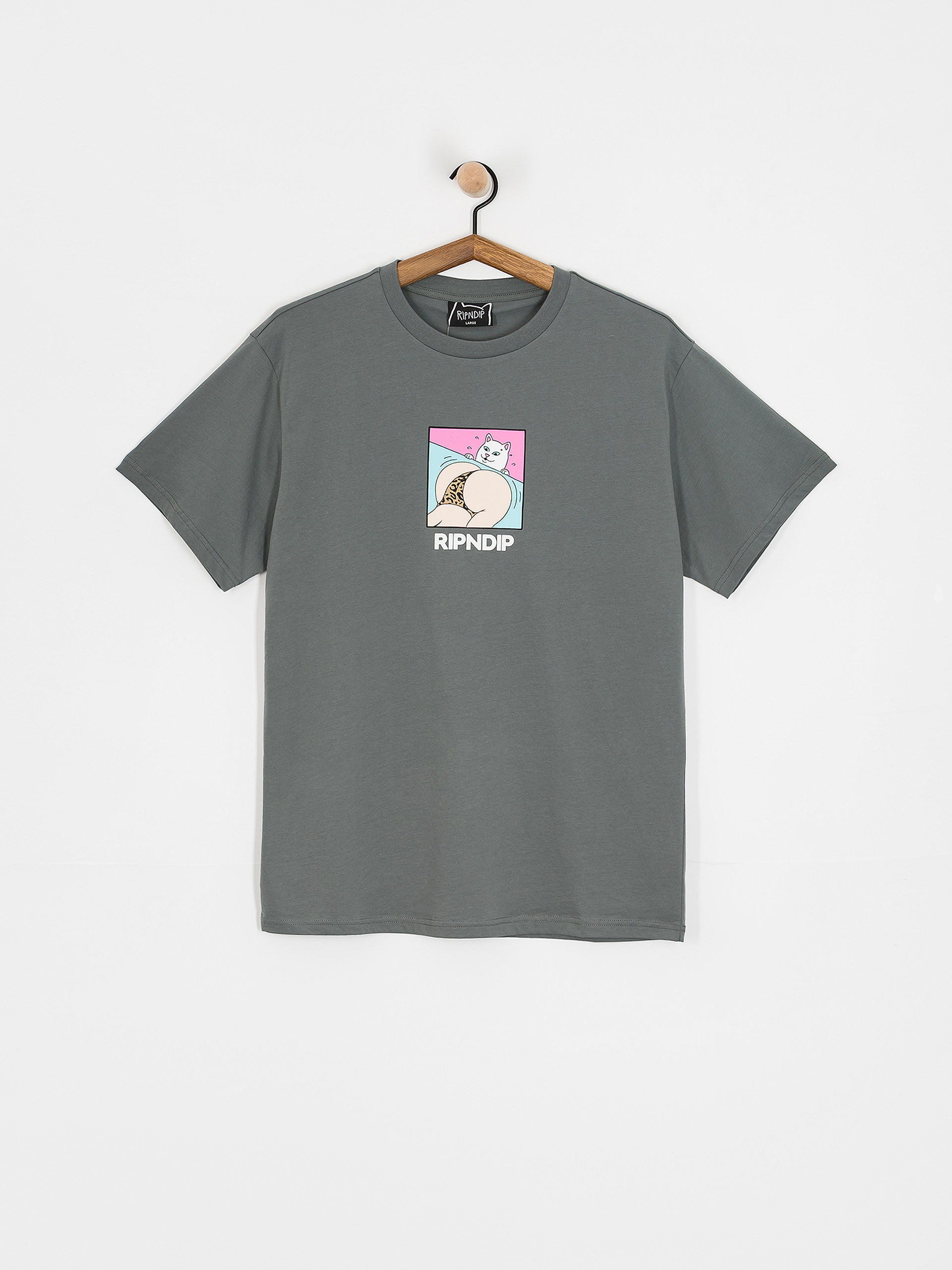 T-shirt RipNDip Peaches And Nerm (charcoal)