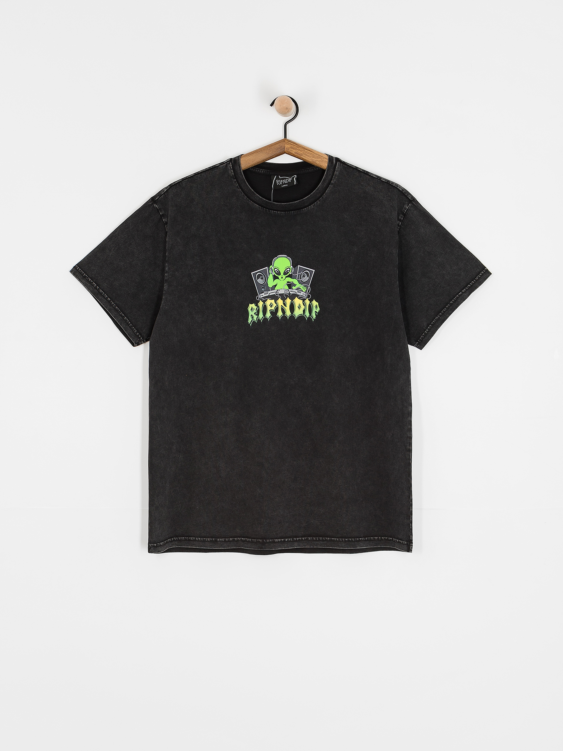 T-shirt RipNDip Galactic Dance Floor (black mineral wash)