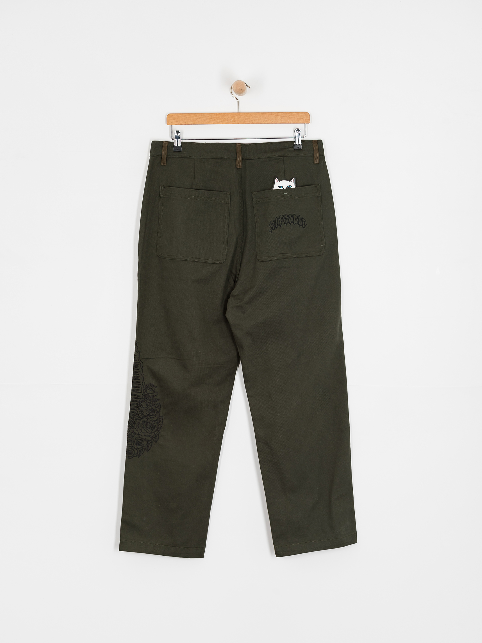 Spodnie RipNDip Mother Nerm Twill (dark olive)