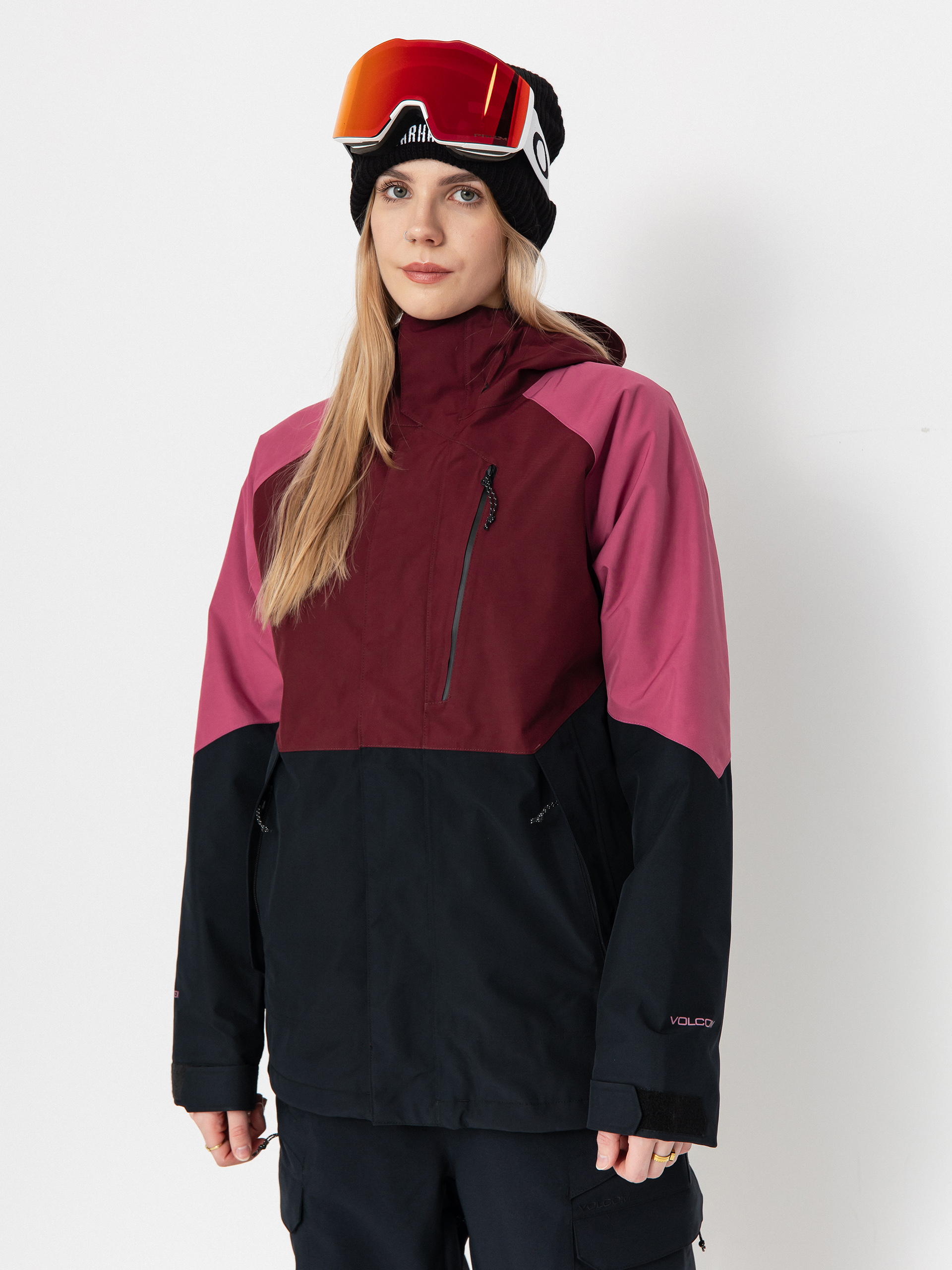 Damska Kurtka snowboardowa Volcom V.Co Aris Ins Gore (burgundy)