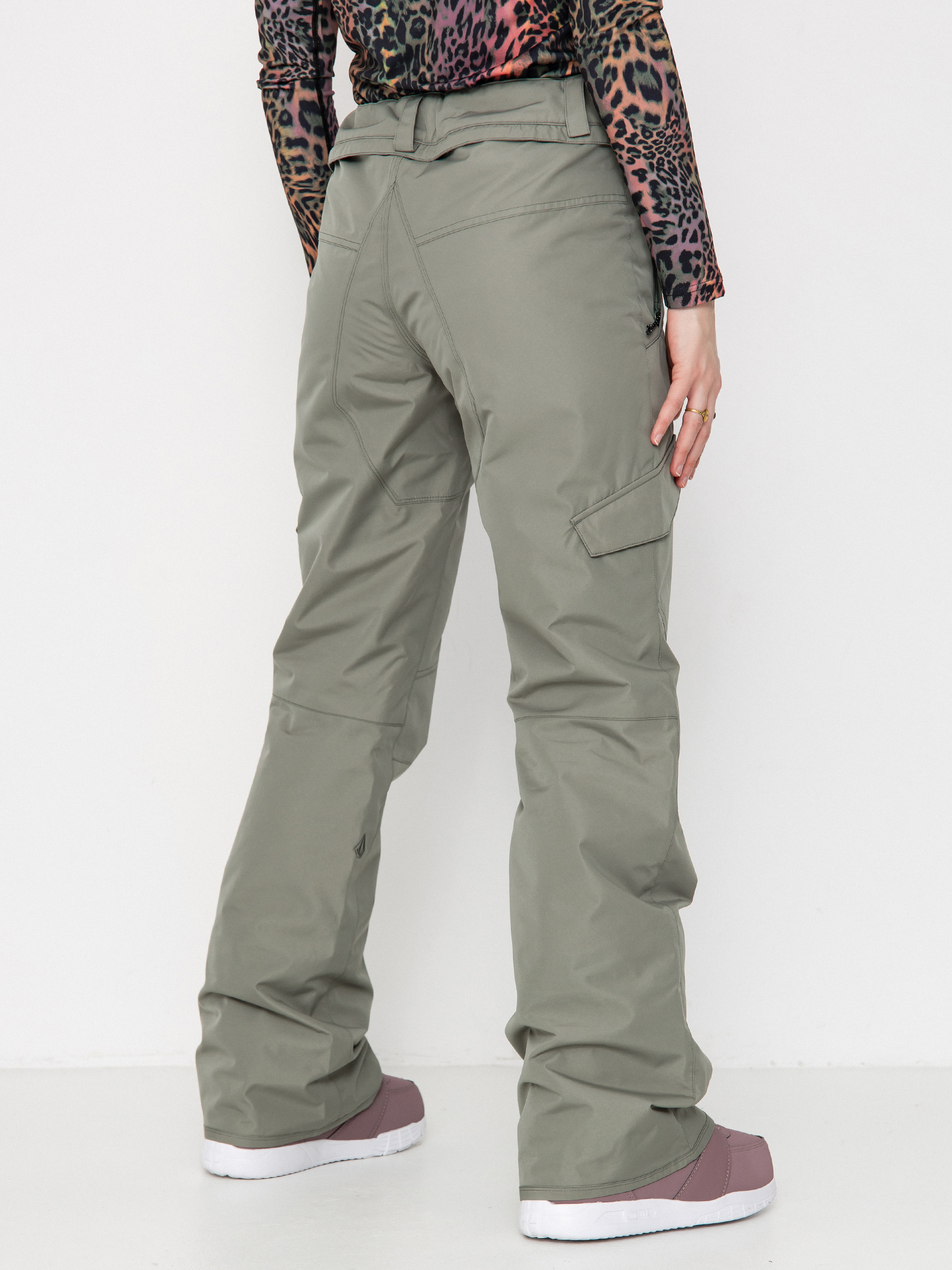 Damskie Spodnie snowboardowe Volcom Bridger Ins (lichen green)