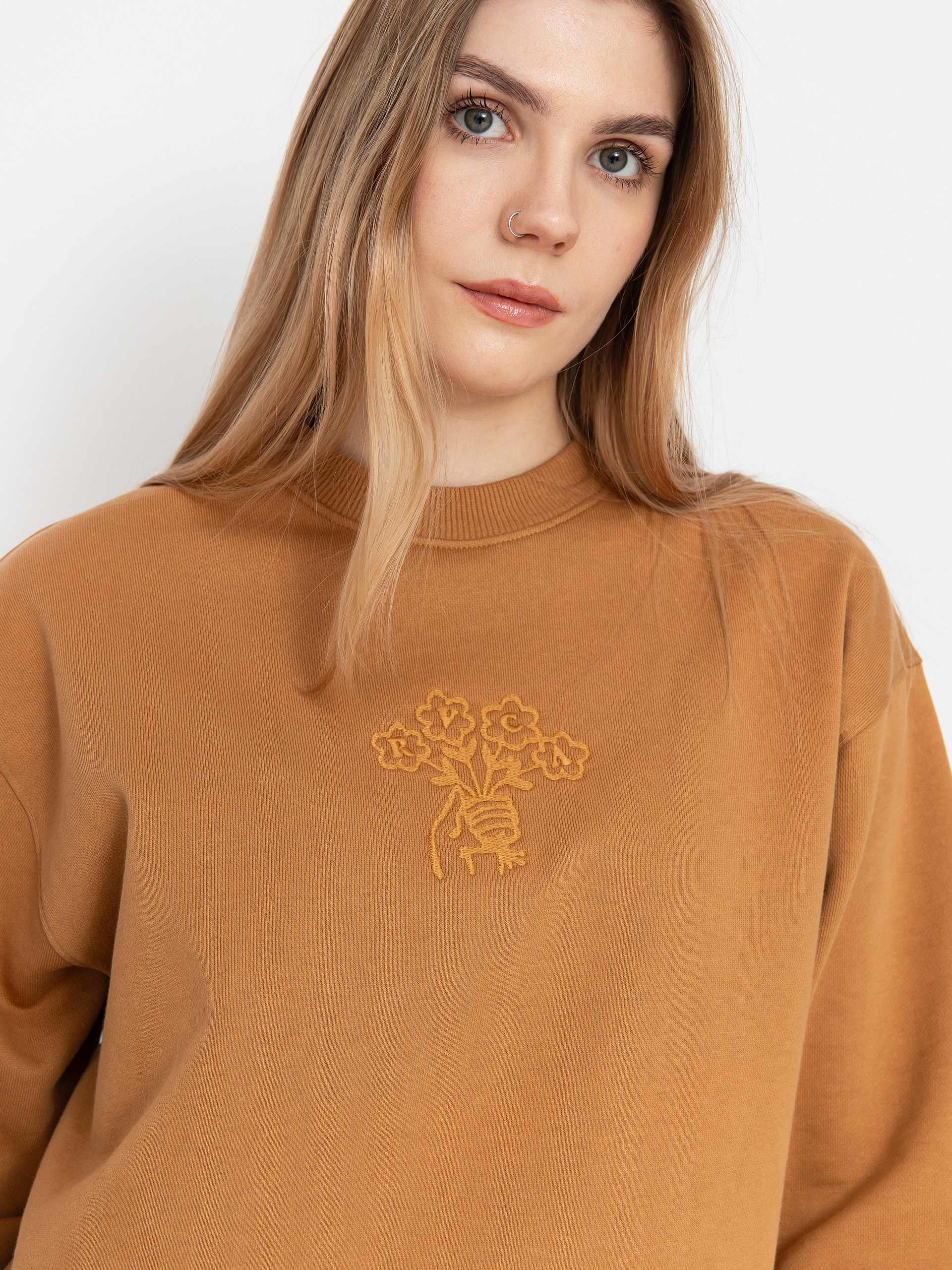 Bluza RVCA Thanks For Nothing Crew (camel)