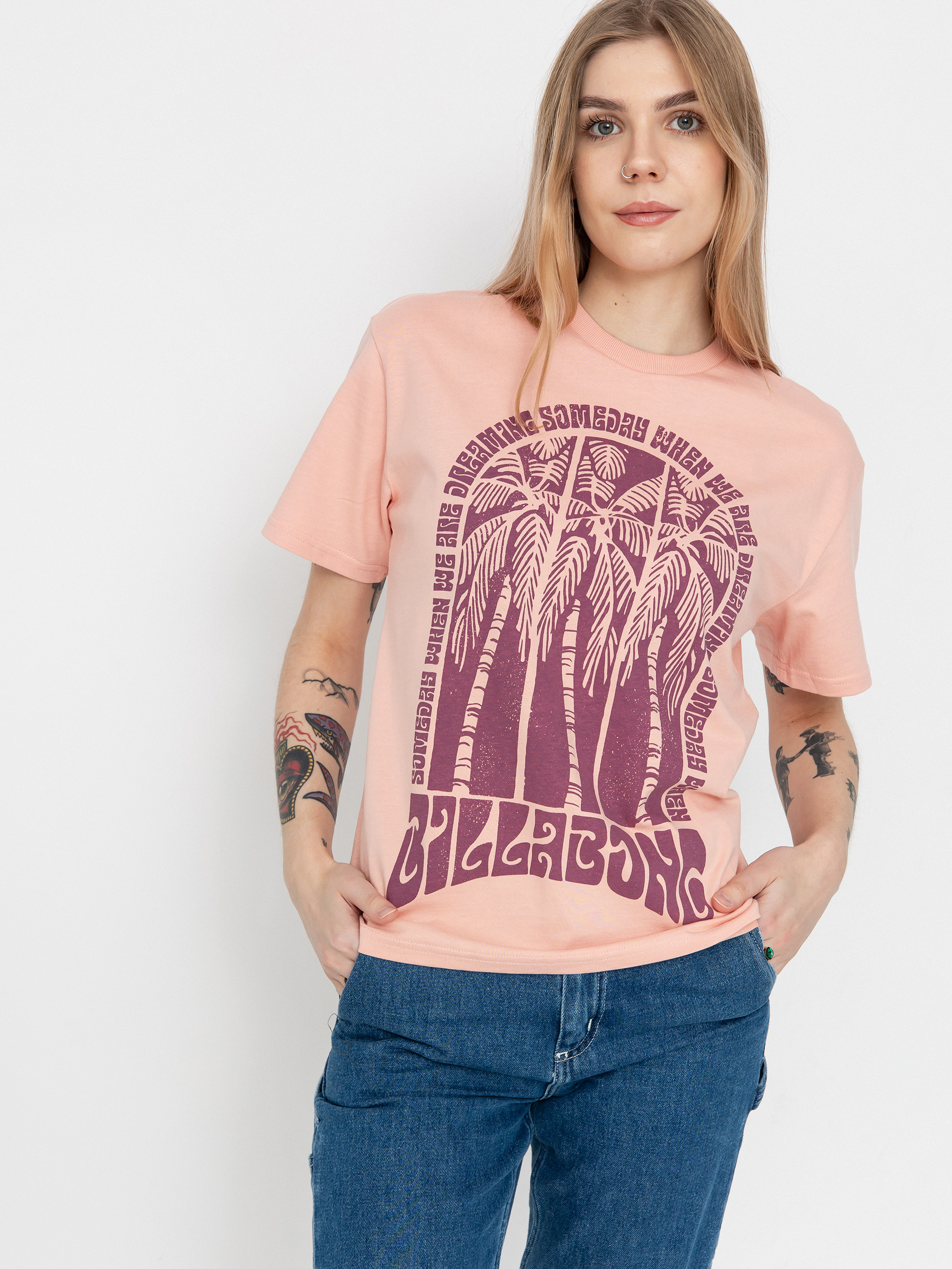 T-shirt Billabong Someday Dreams Wmn (dusty peach)