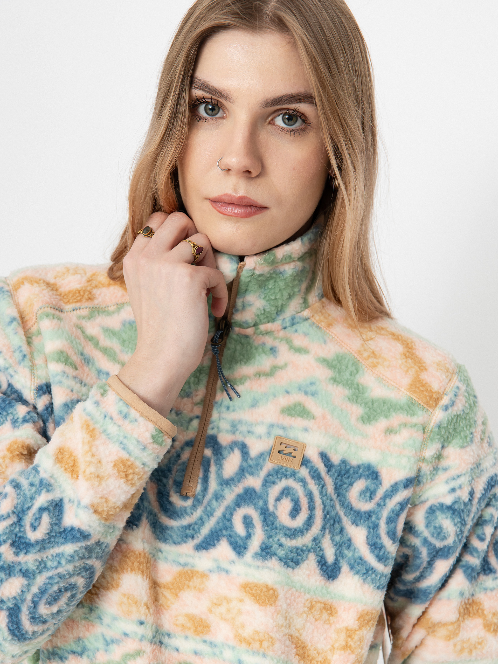 Damski Polar Billabong Boundary Mock 3 (blue haze)
