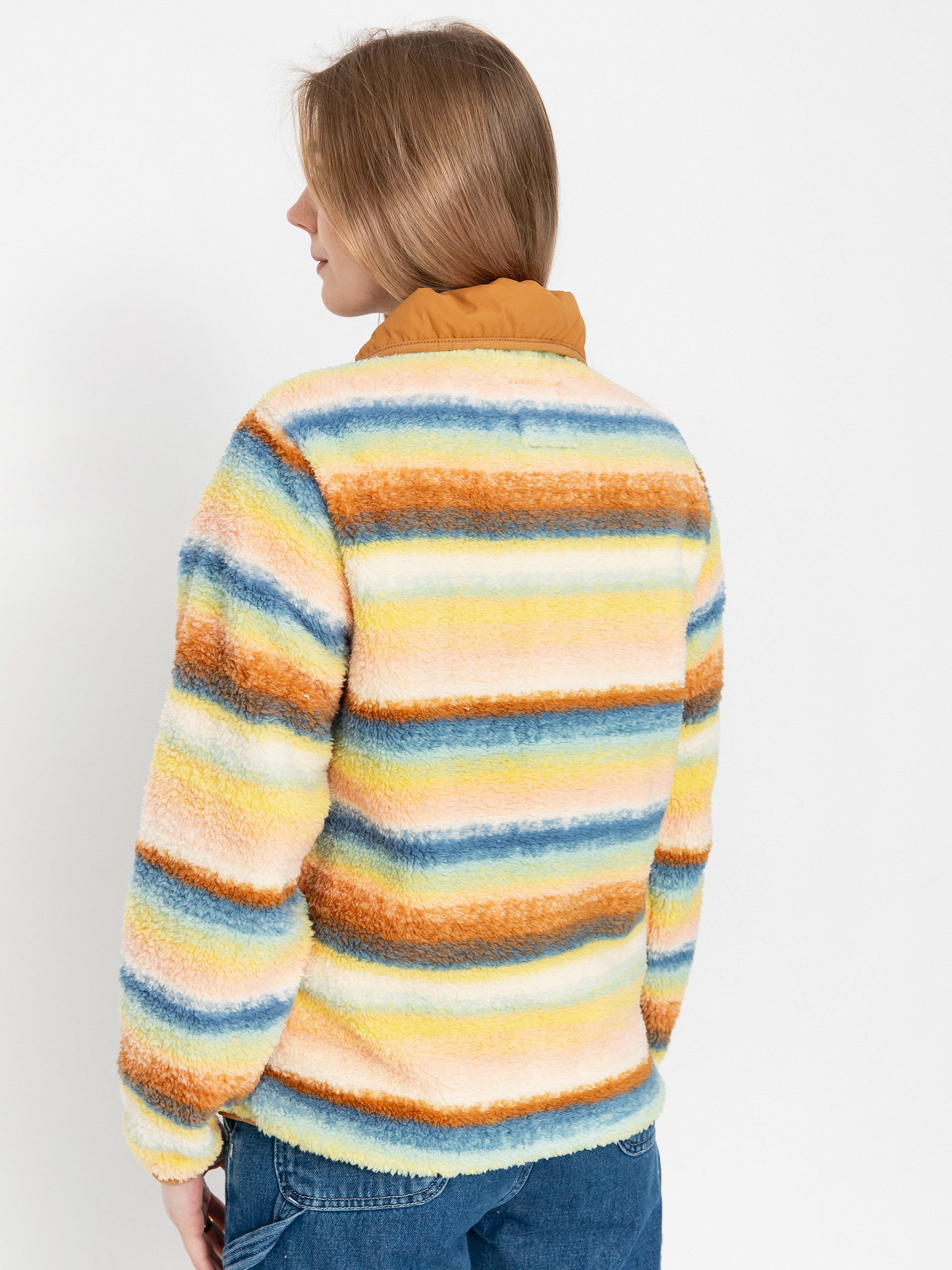 Damski Polar Billabong Switchback Pullover (blue shadow)