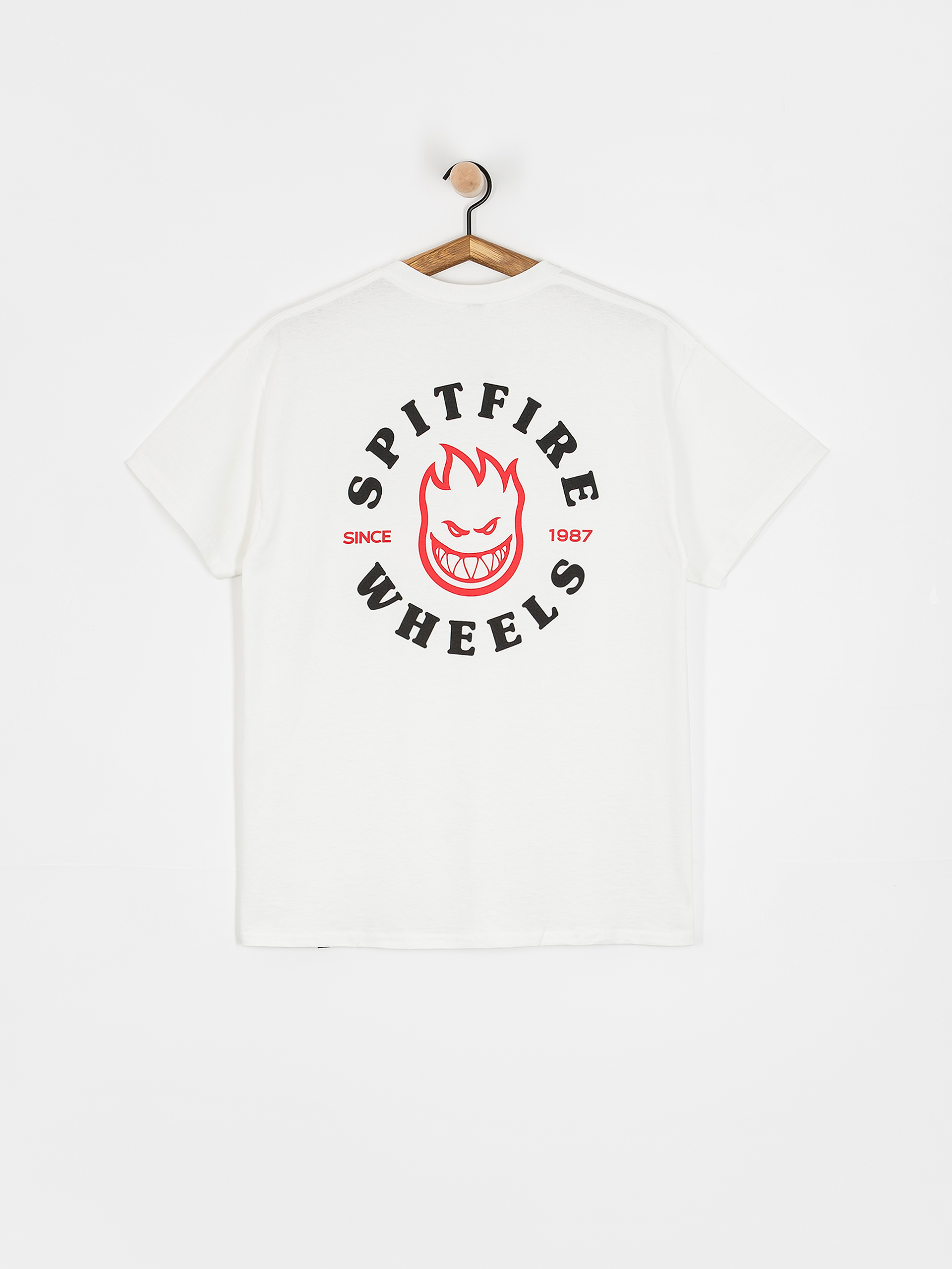 T-shirt Spitfire Bghd Cls (white/black/red)