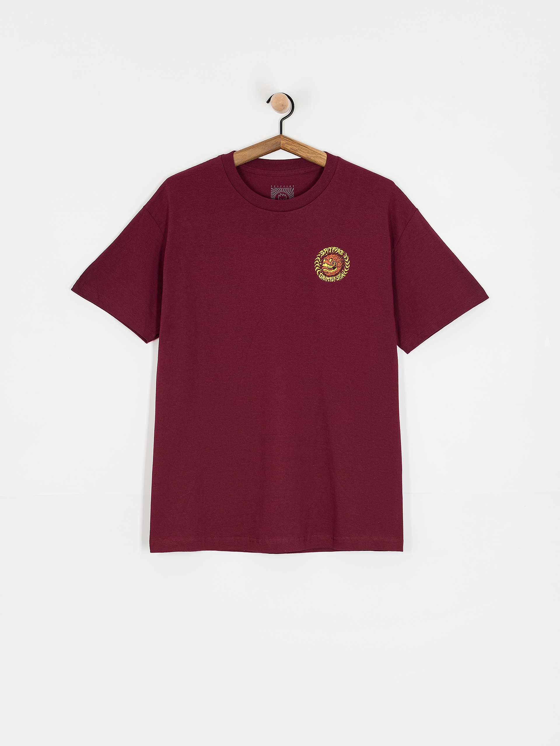 T-shirt Spitfire Flying Grimple (burgundy)