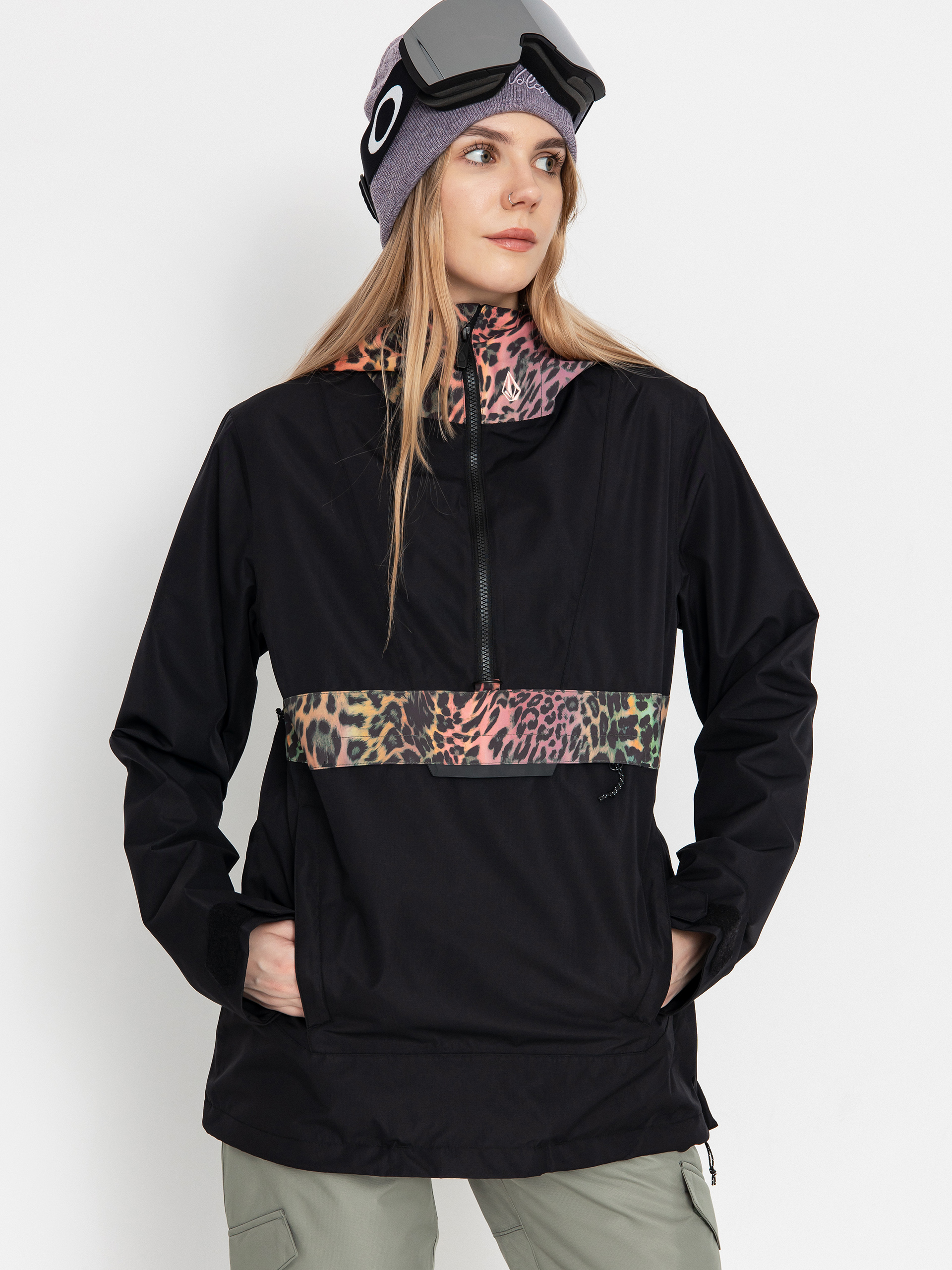 Damska Kurtka snowboardowa Volcom Ashfield Pullover (black)