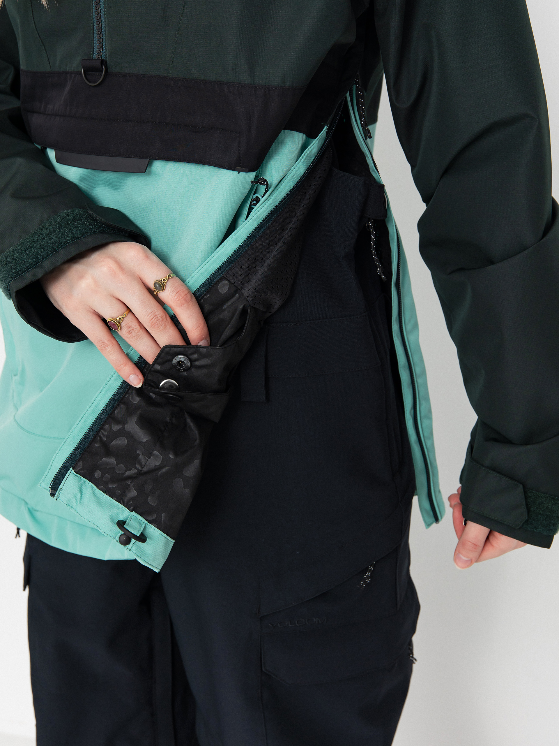 Damska Kurtka snowboardowa Volcom Ashfield Pullover (wasabi)