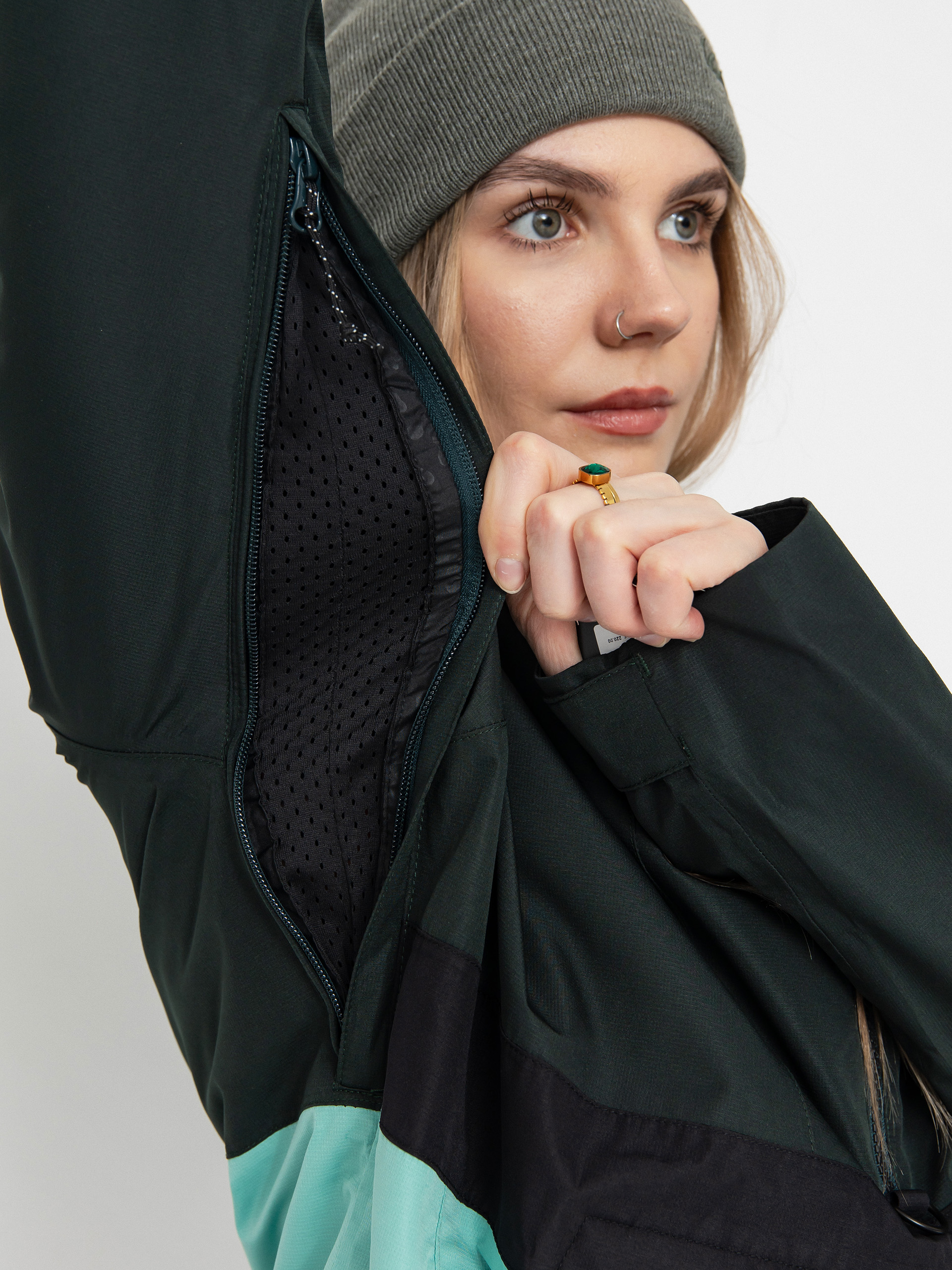 Damska Kurtka snowboardowa Volcom Ashfield Pullover (wasabi)