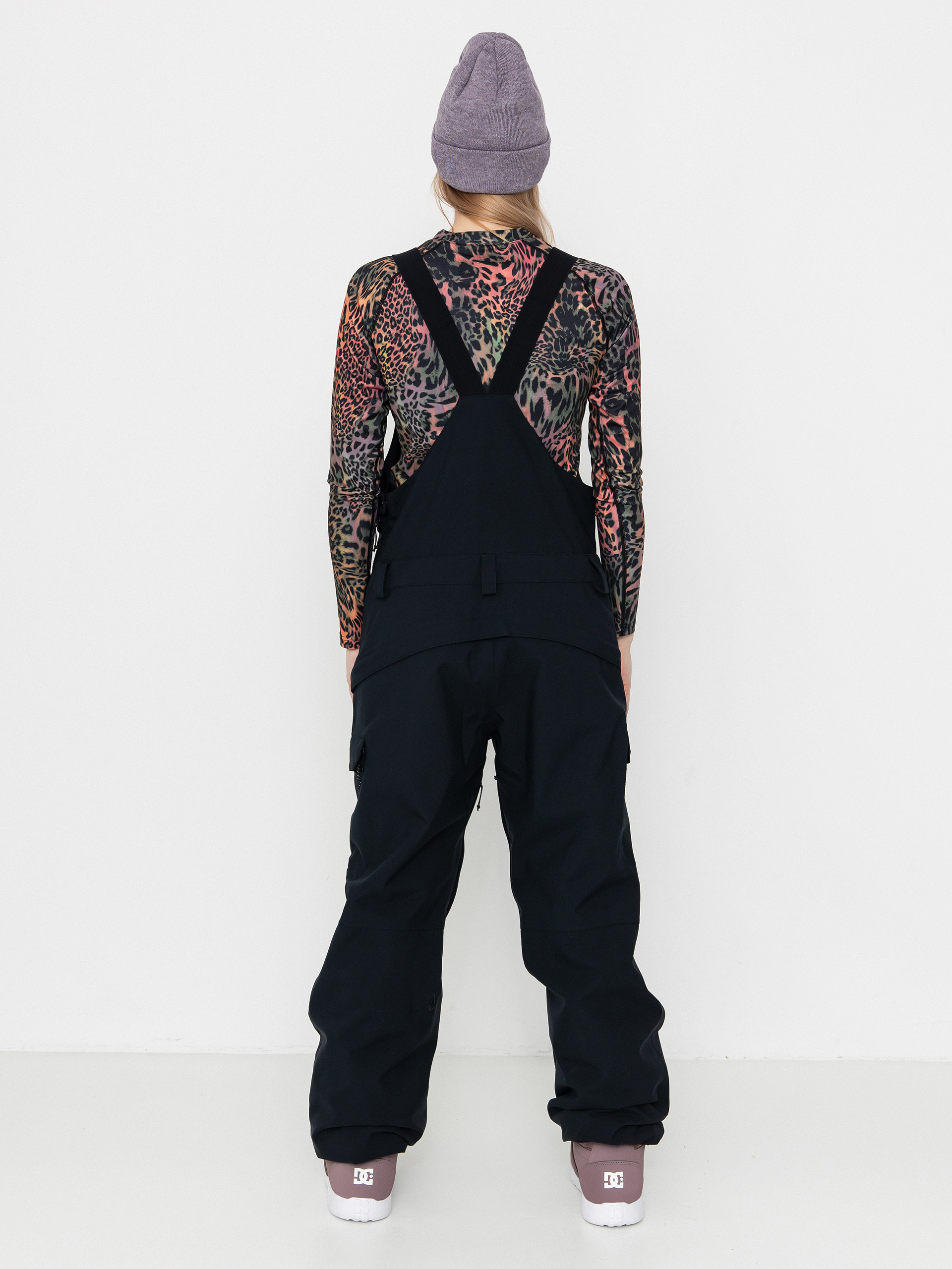 Damskie Spodnie snowboardowe Volcom Creston 3D Stretch Bib Overall (black)