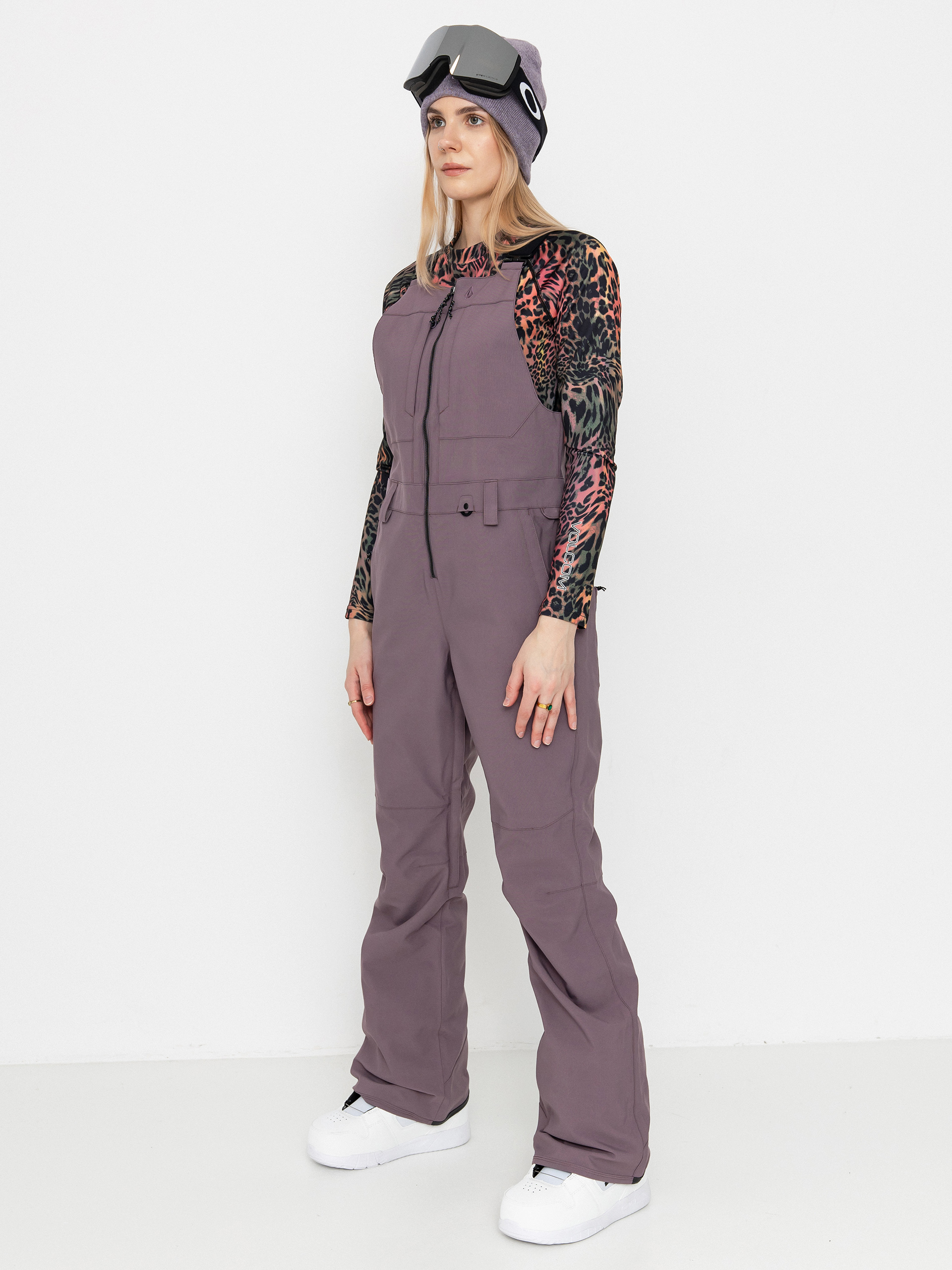 Damskie Spodnie snowboardowe Volcom Swift Bib Overall (dusty lavender)