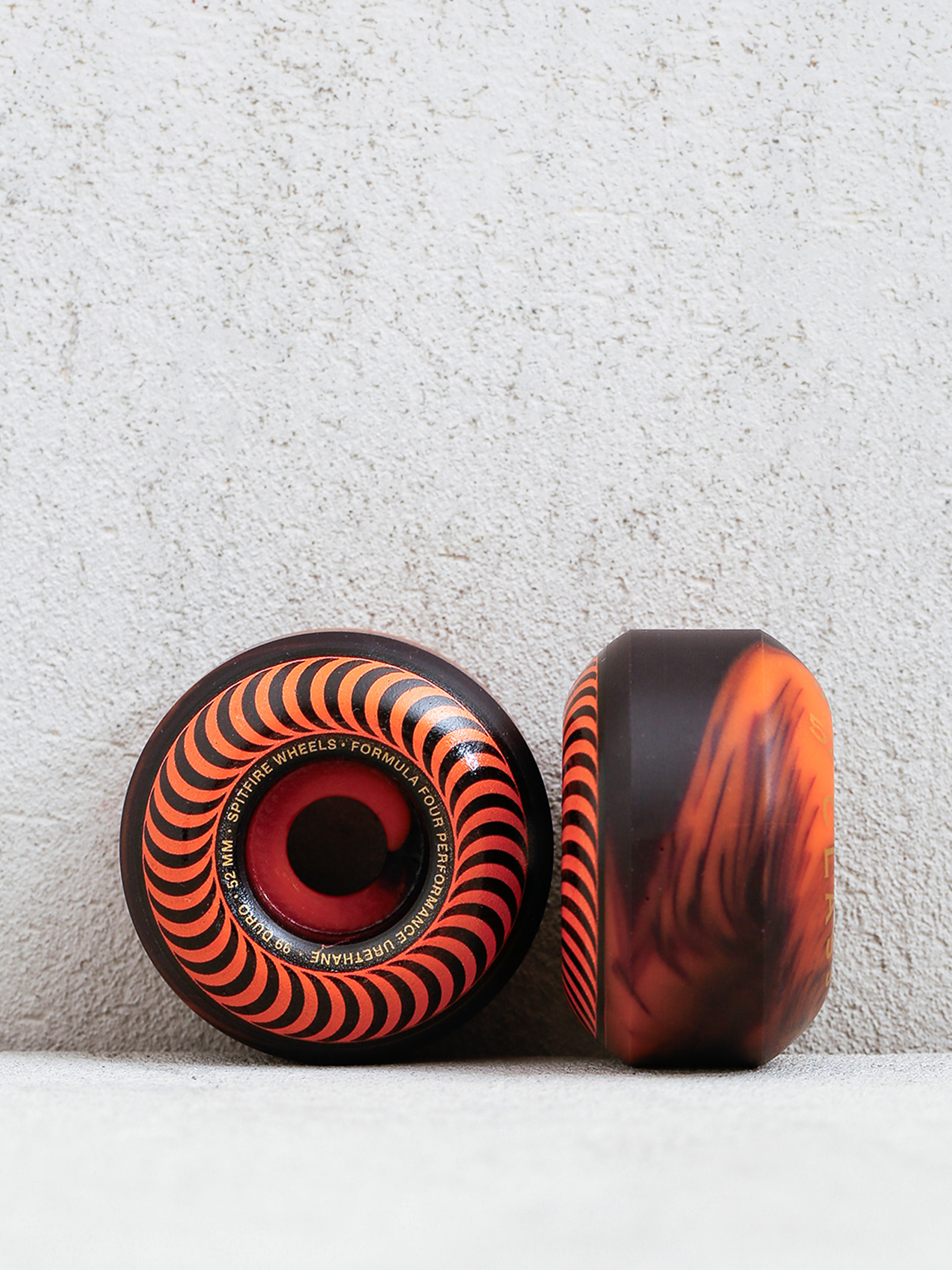 Kółka Spitfire F4 99D Swirl Classic (black/orange)