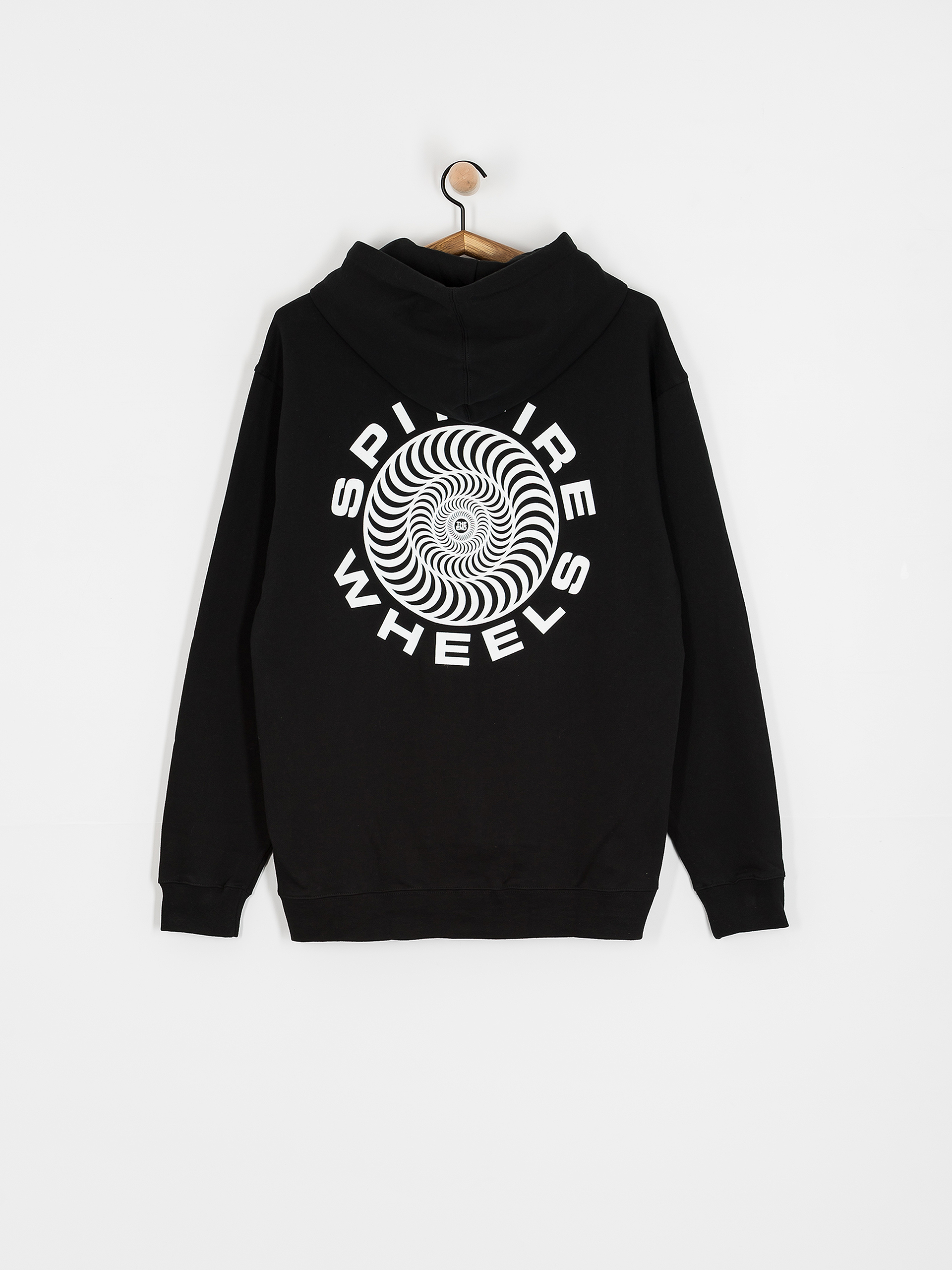 Bluza z kapturem Spitfire Cls 87 Swirl HD (black/white)