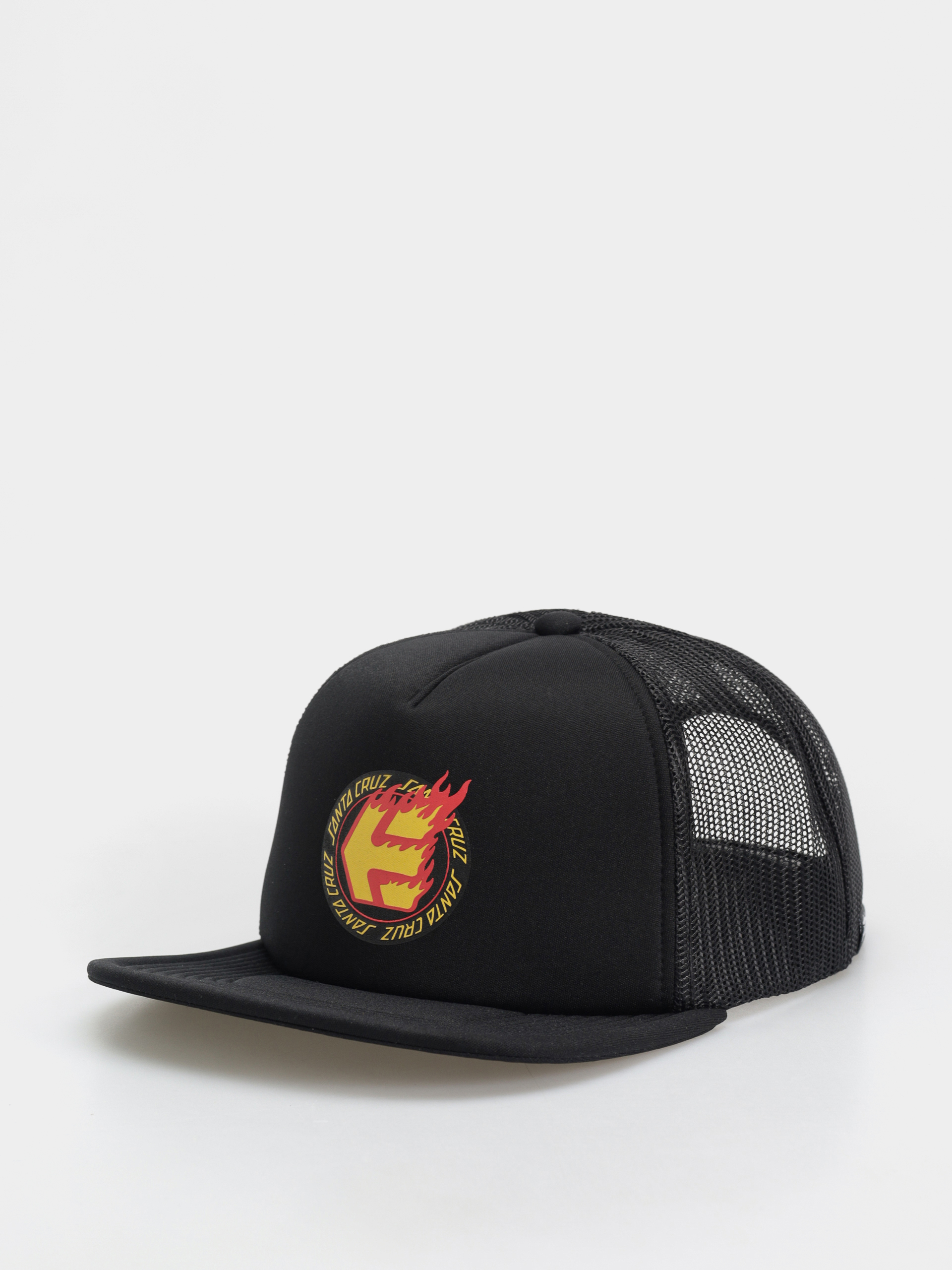 Czapka z daszkiem Etnies Sc Flame Trucker (black)