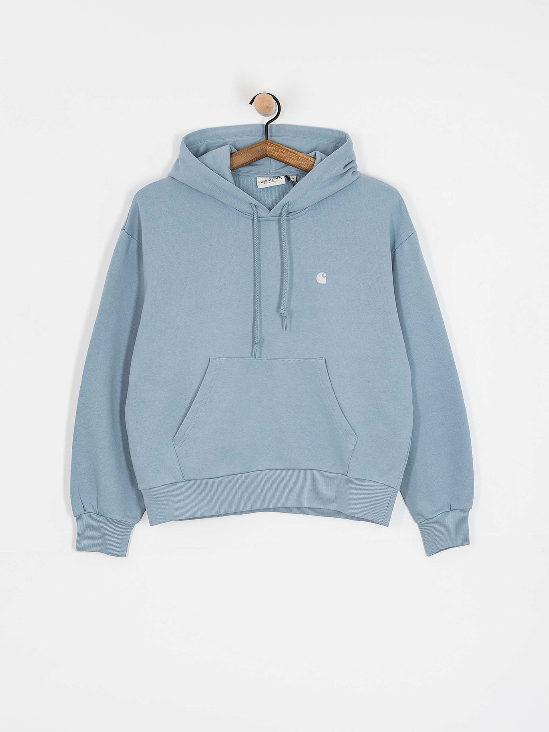 Bluza z kapturem Carhartt WIP Casey HD Wmn (frosted blue/silver)