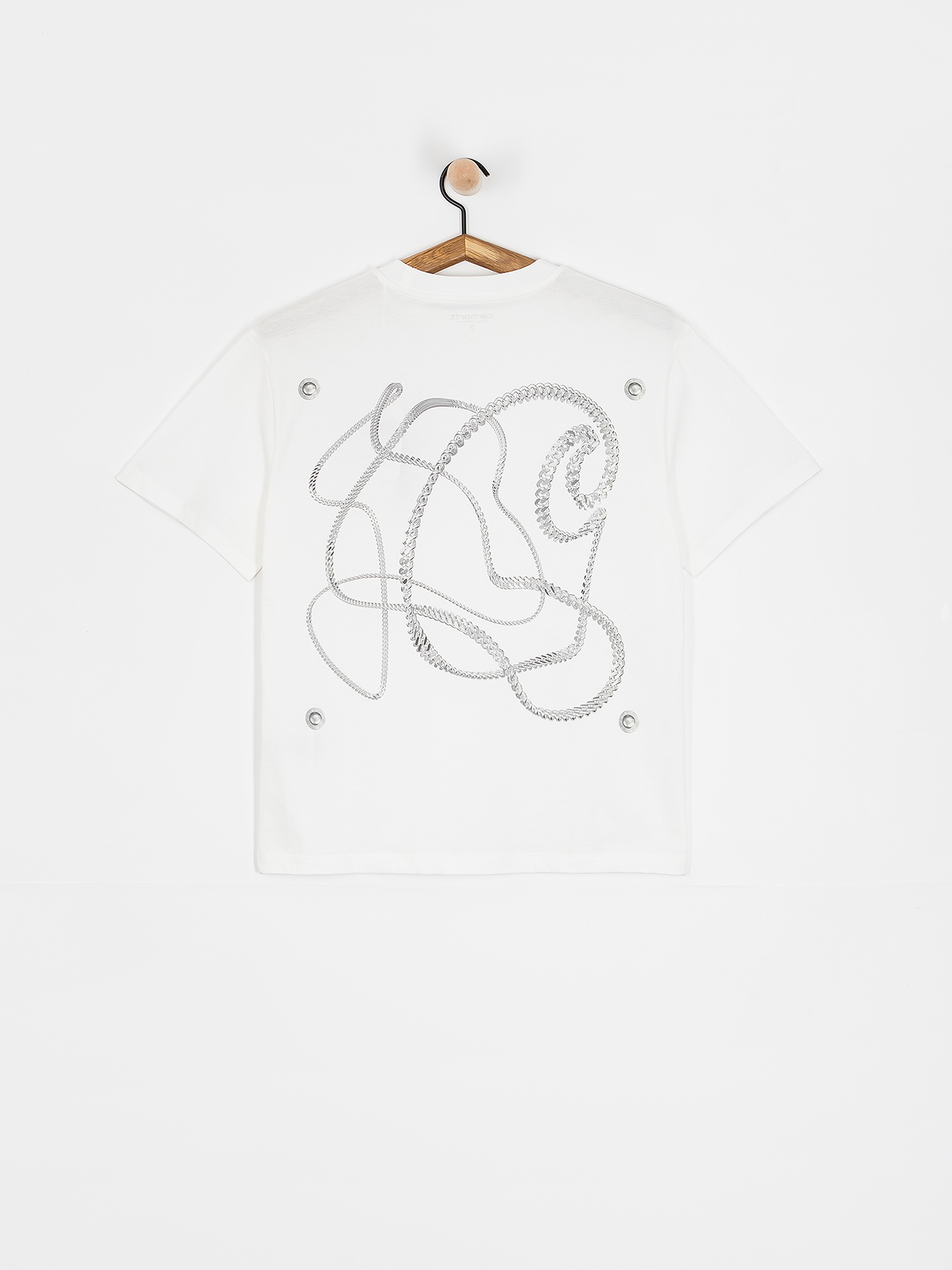 T-shirt Carhartt WIP Chain Link Wmn (white/silver)