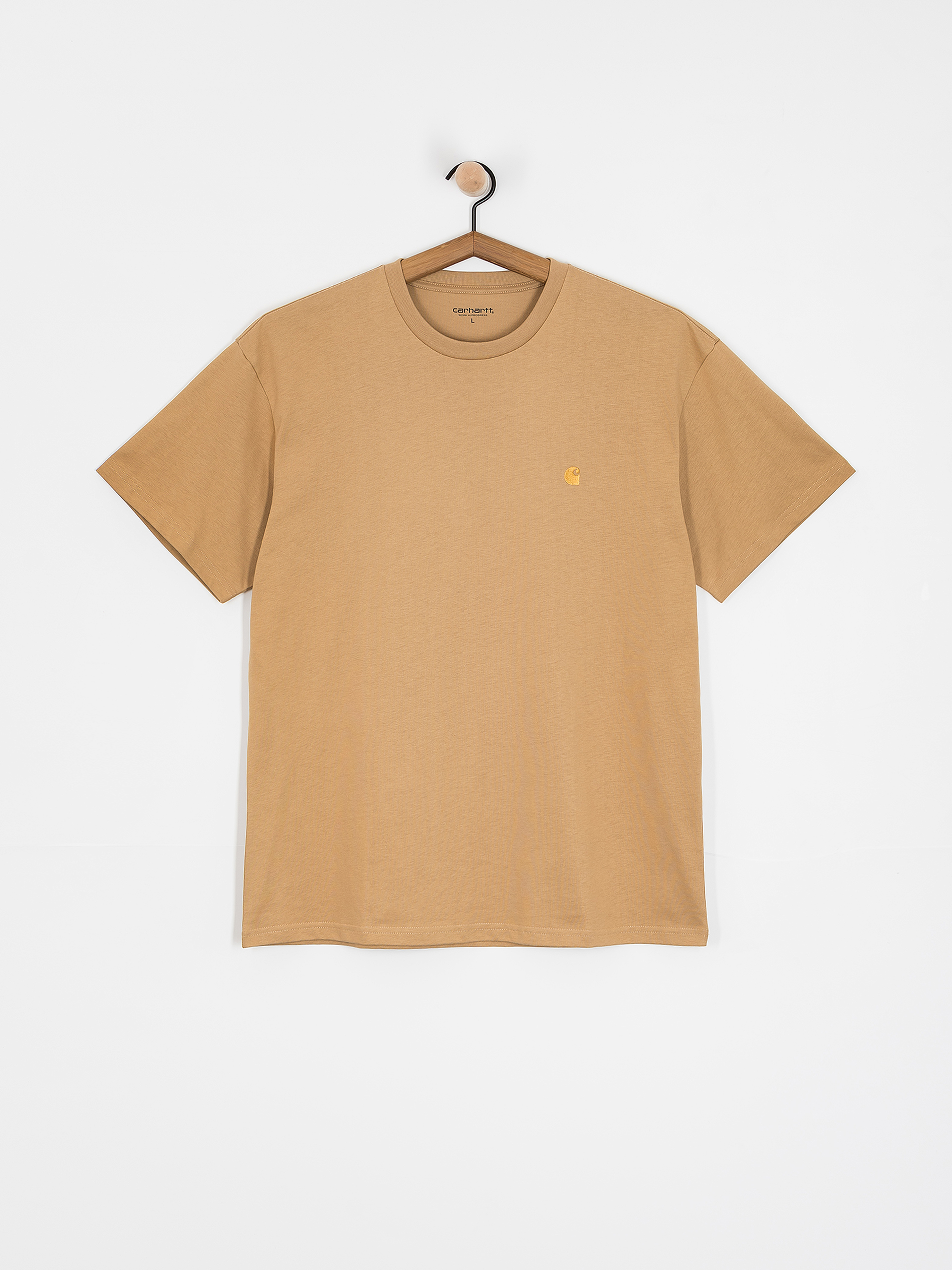 T-shirt Carhartt WIP Chase (dusty h brown/gold)