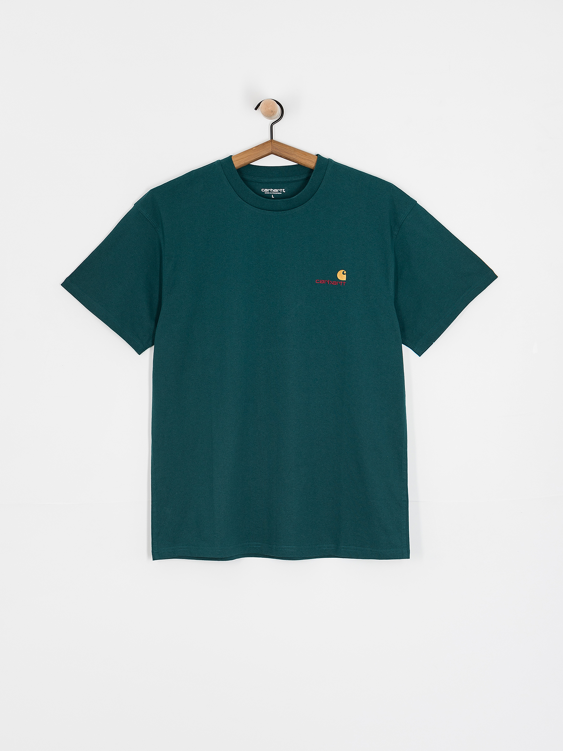 T-shirt Carhartt WIP American Script (malachite)