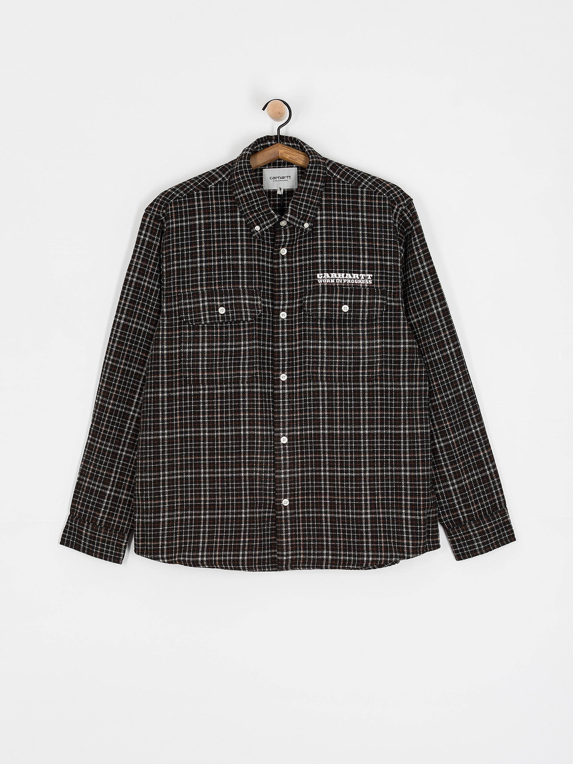 Koszula Carhartt WIP Runaway Millett (millett check black/wax)