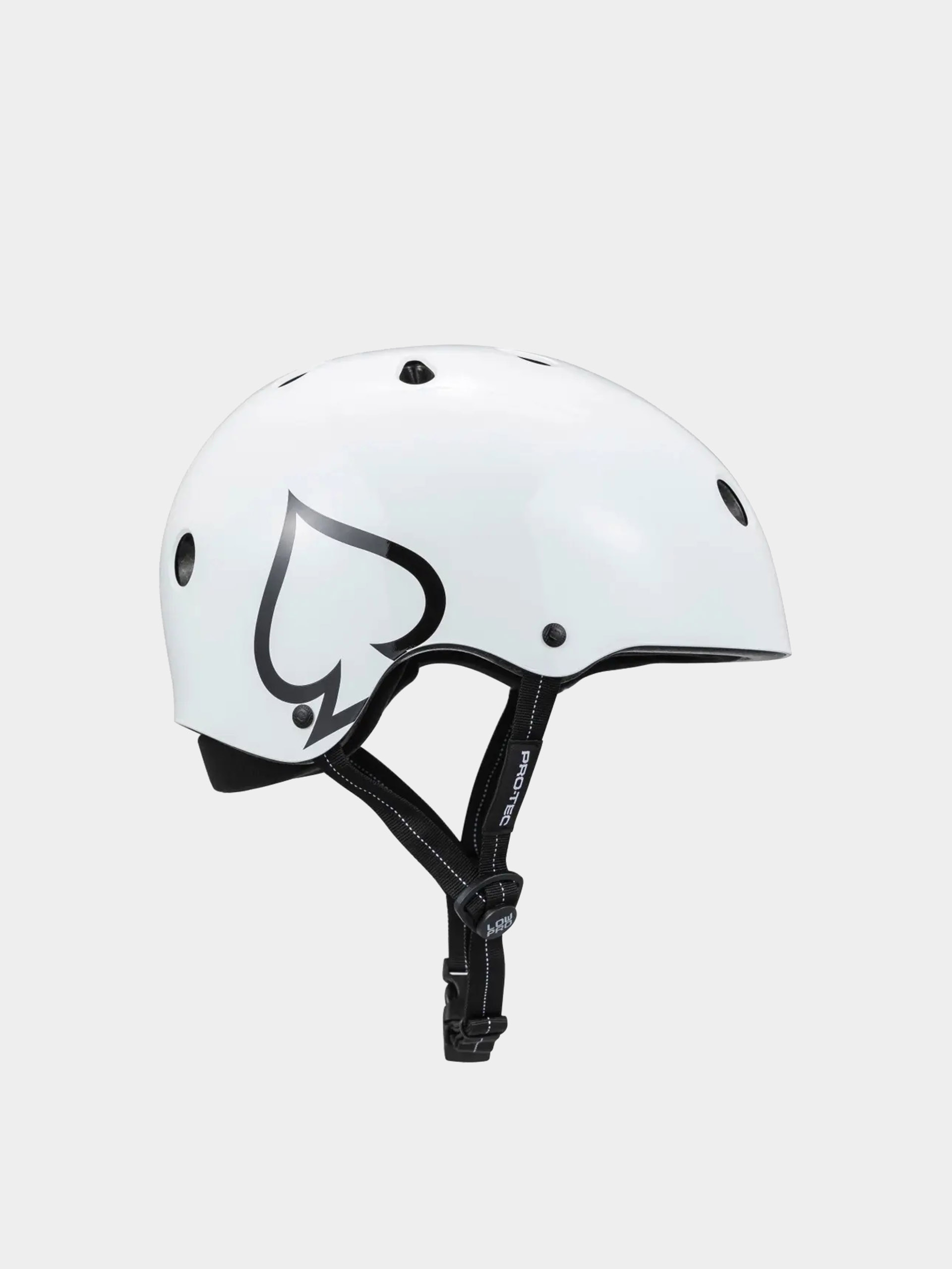 Męski Kask Pro Tec Low Pro (gloss white)