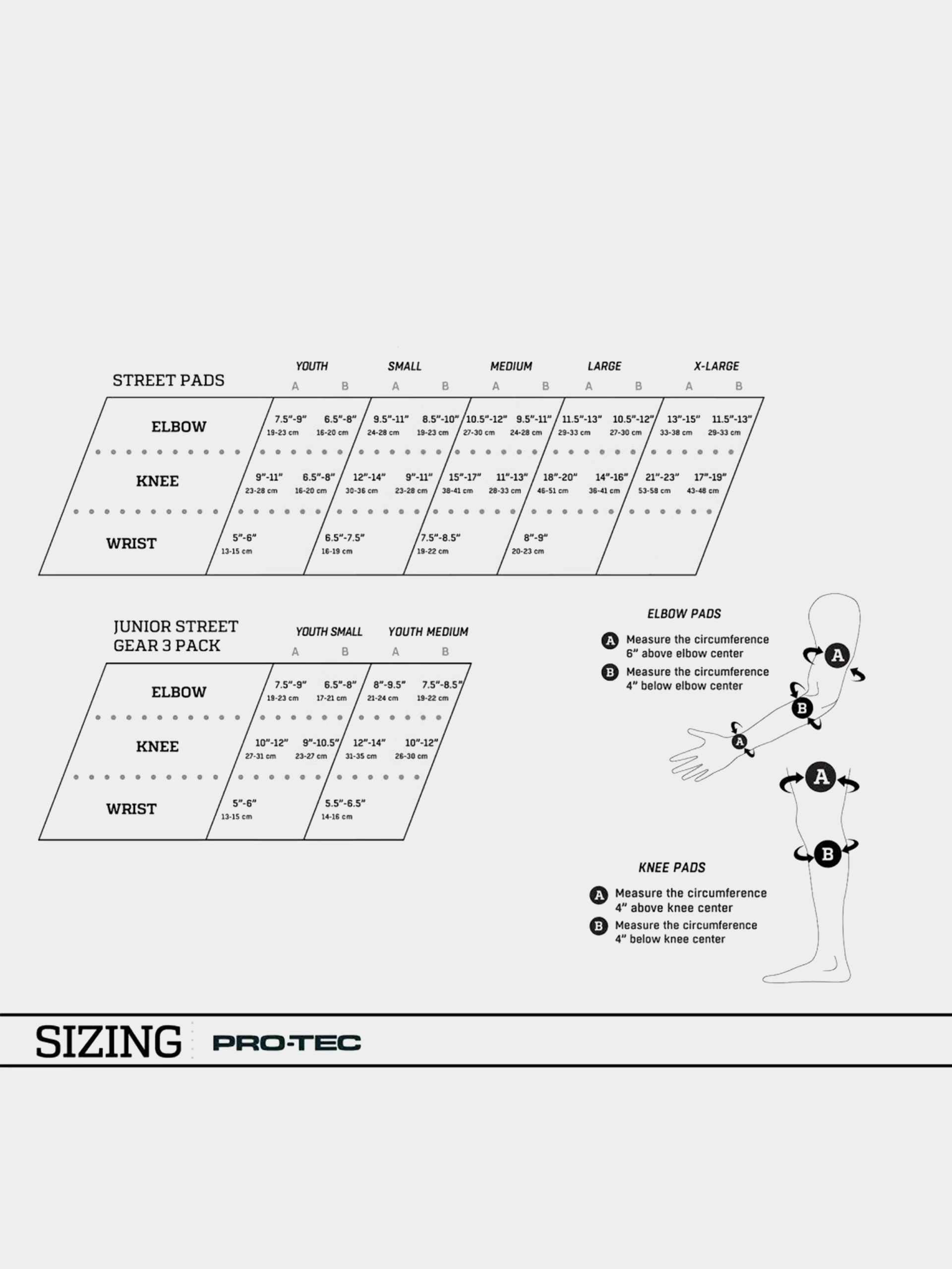 Ochraniacze Pro Tec Street Knee Pad JR Open Back JR (black)