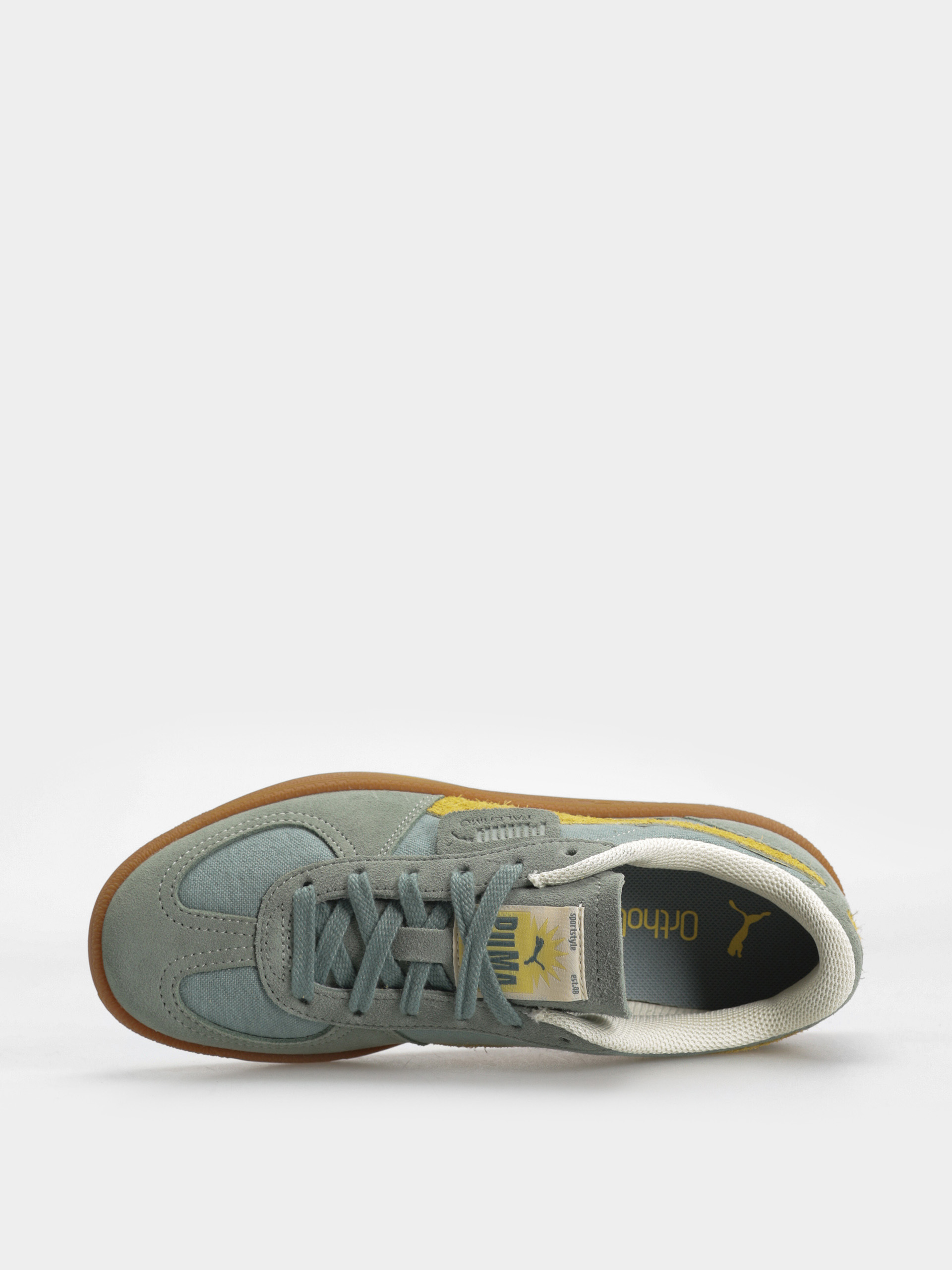 Buty Puma Palermo Weathered (green moon sunny yellow)