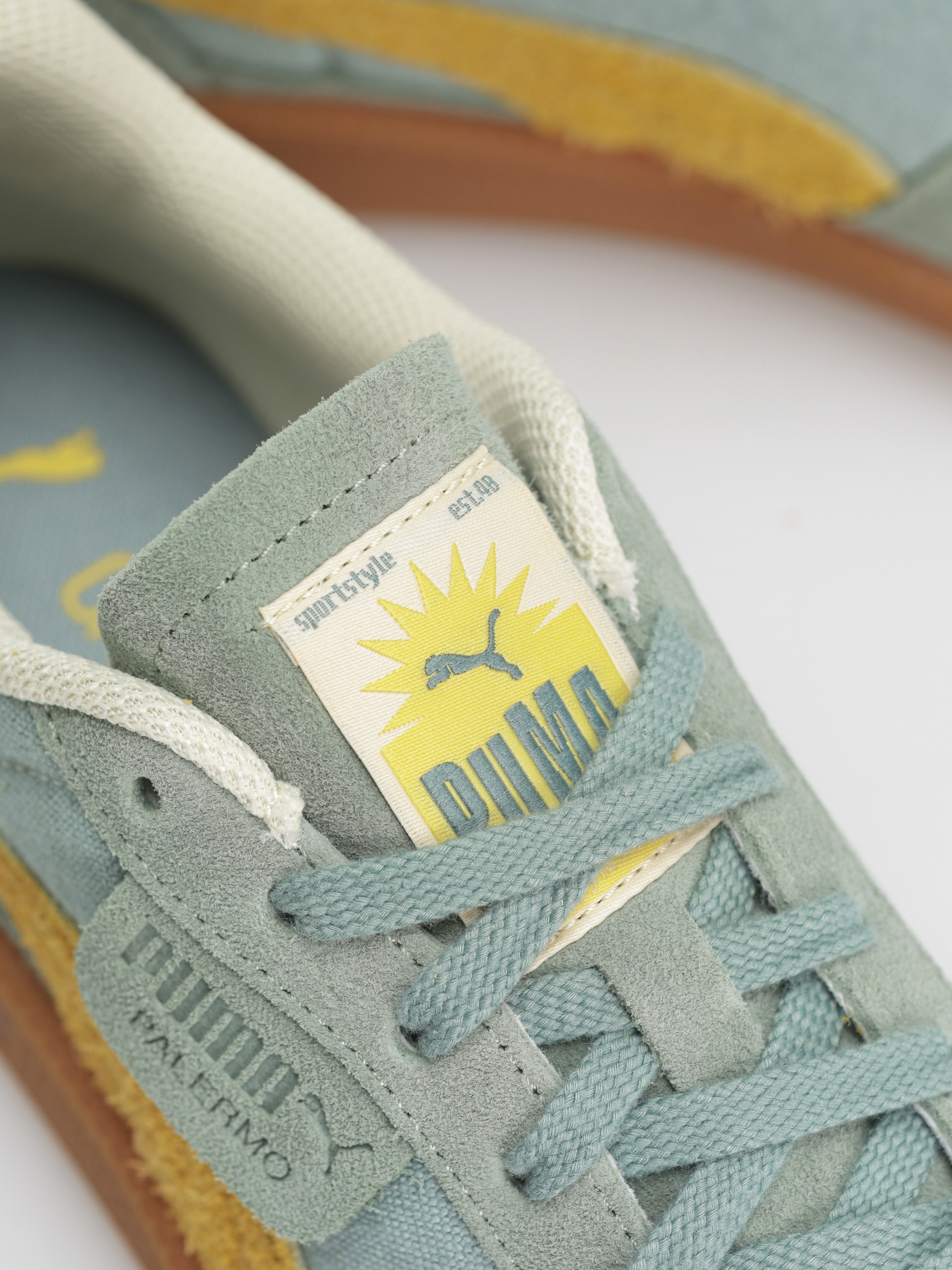 Buty Puma Palermo Weathered (green moon sunny yellow)