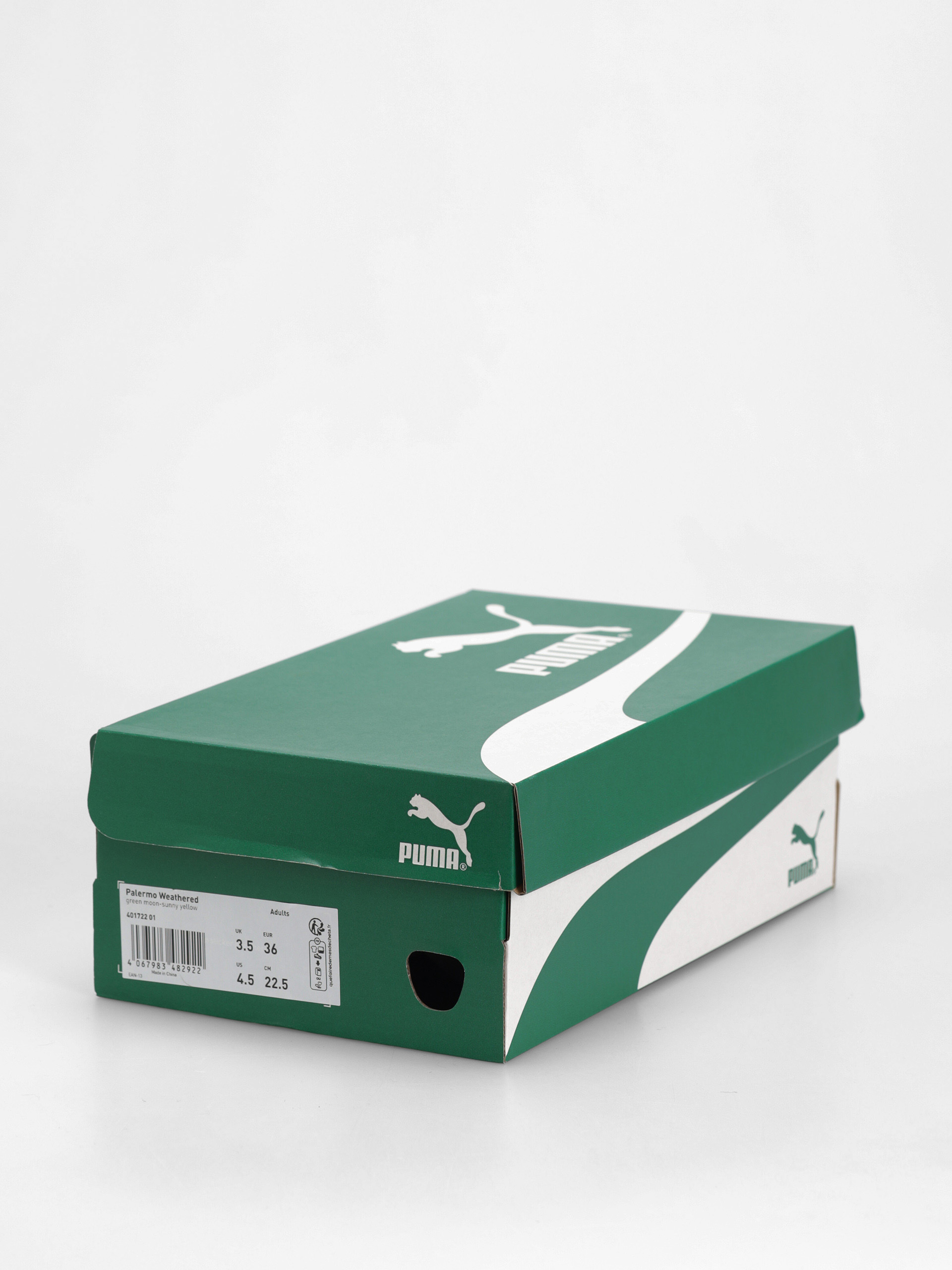 Buty Puma Palermo Weathered (green moon sunny yellow)