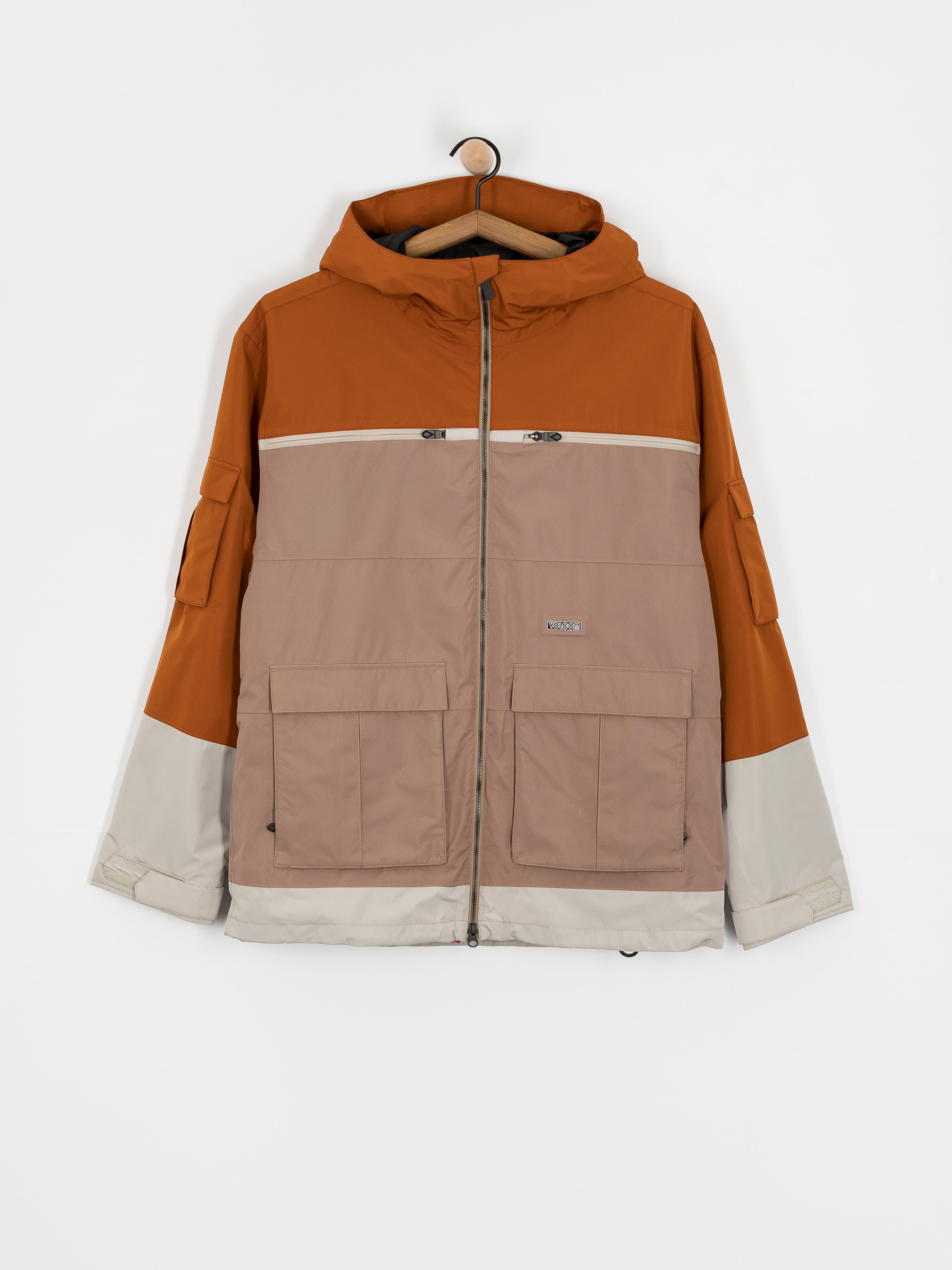 Męska Kurtka snowboardowa Volcom Nightbreaker 20K (chestnut brown)