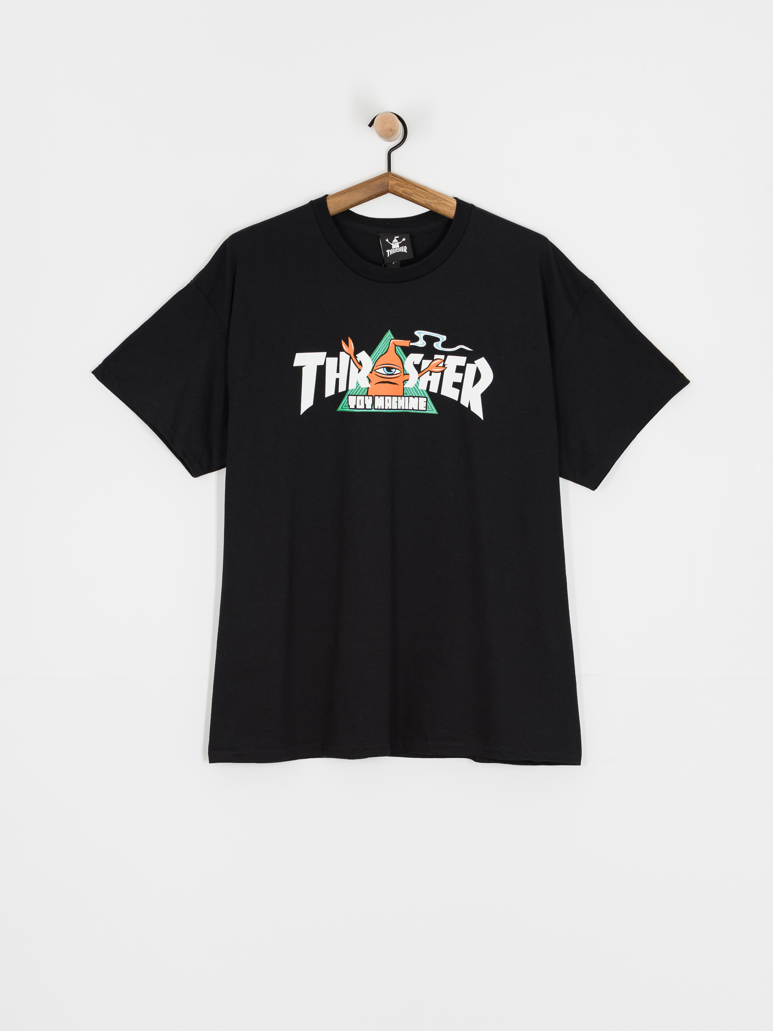 T-shirt Thrasher X Toy Machine Vortex (black)