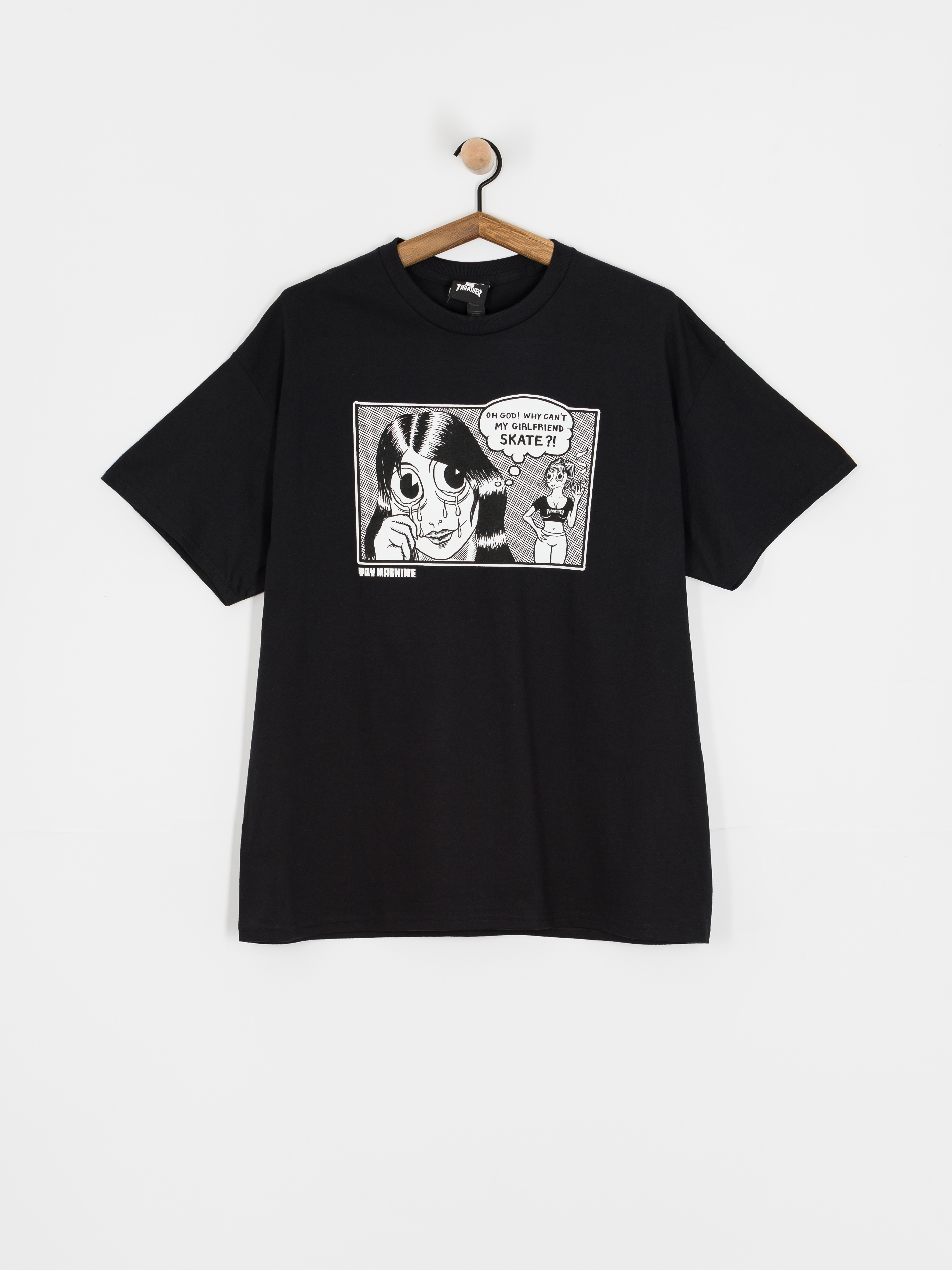 T-shirt Thrasher X Toy Machine Girlfriend (black)