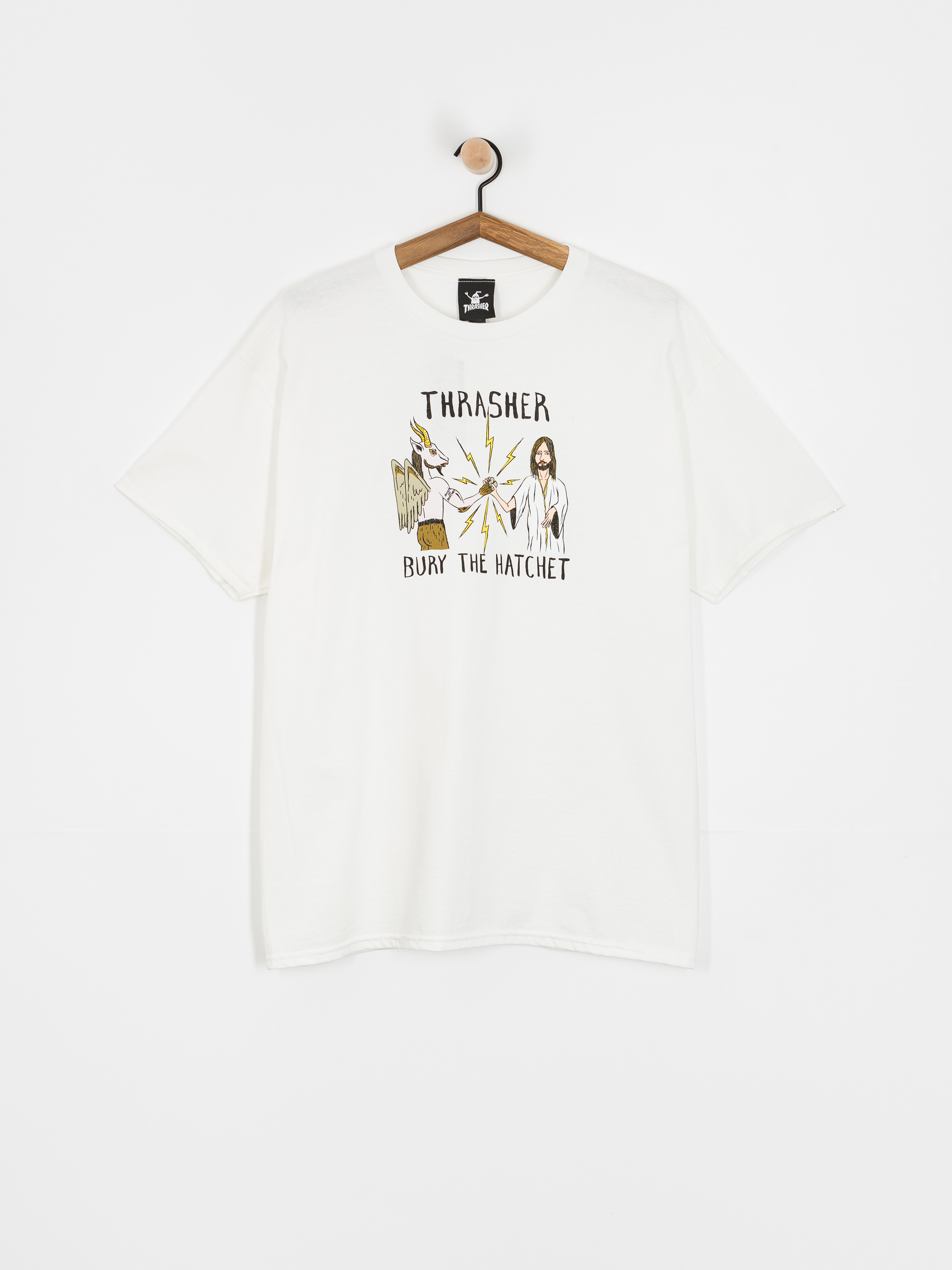 T-shirt Thrasher X Toy Machine B.T.H. (white)