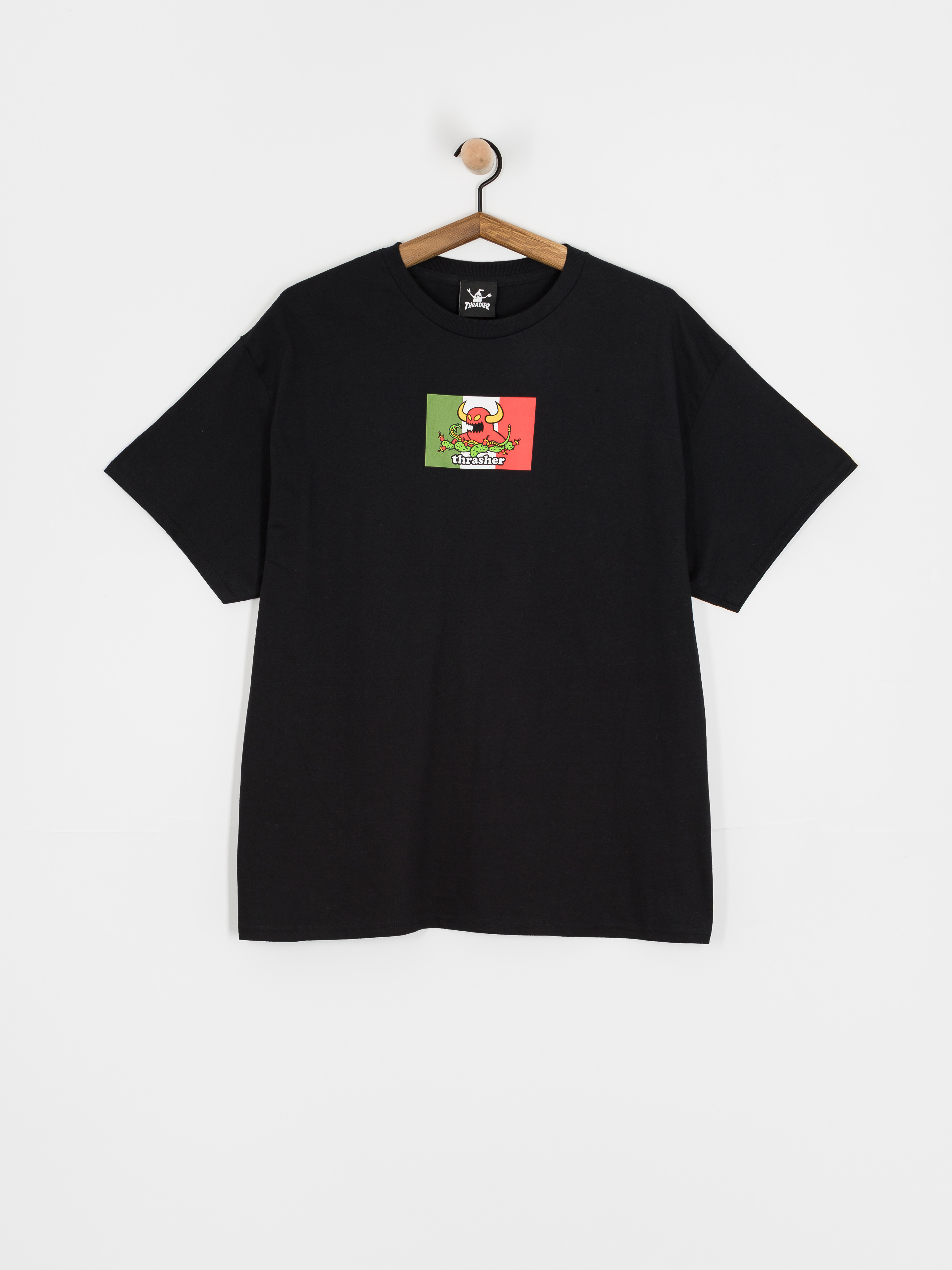 T-shirt Thrasher X Toy Machine Hecho (black)