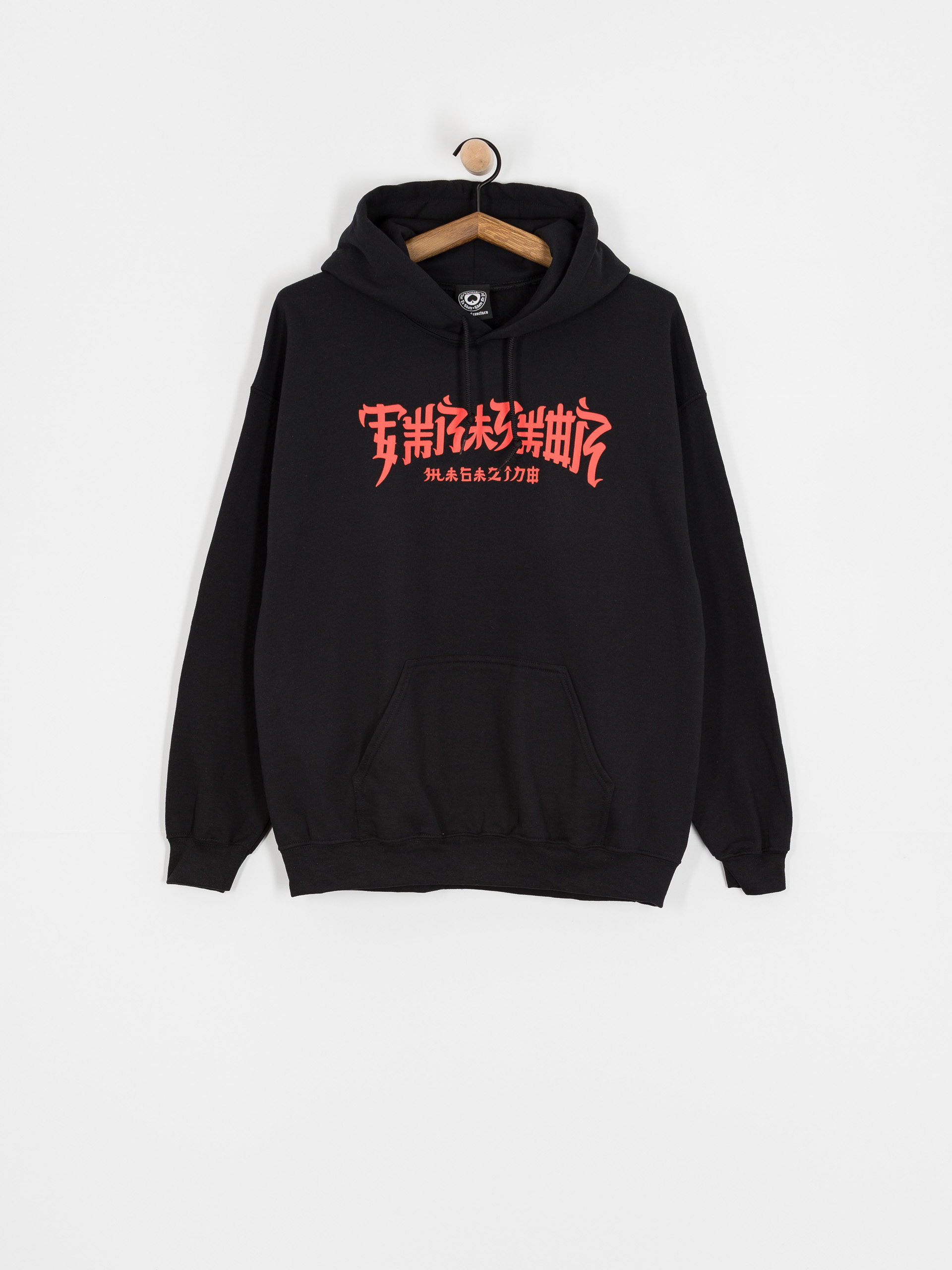 Bluza z kapturem Thrasher X Toy Machine Chinatown HD (black)