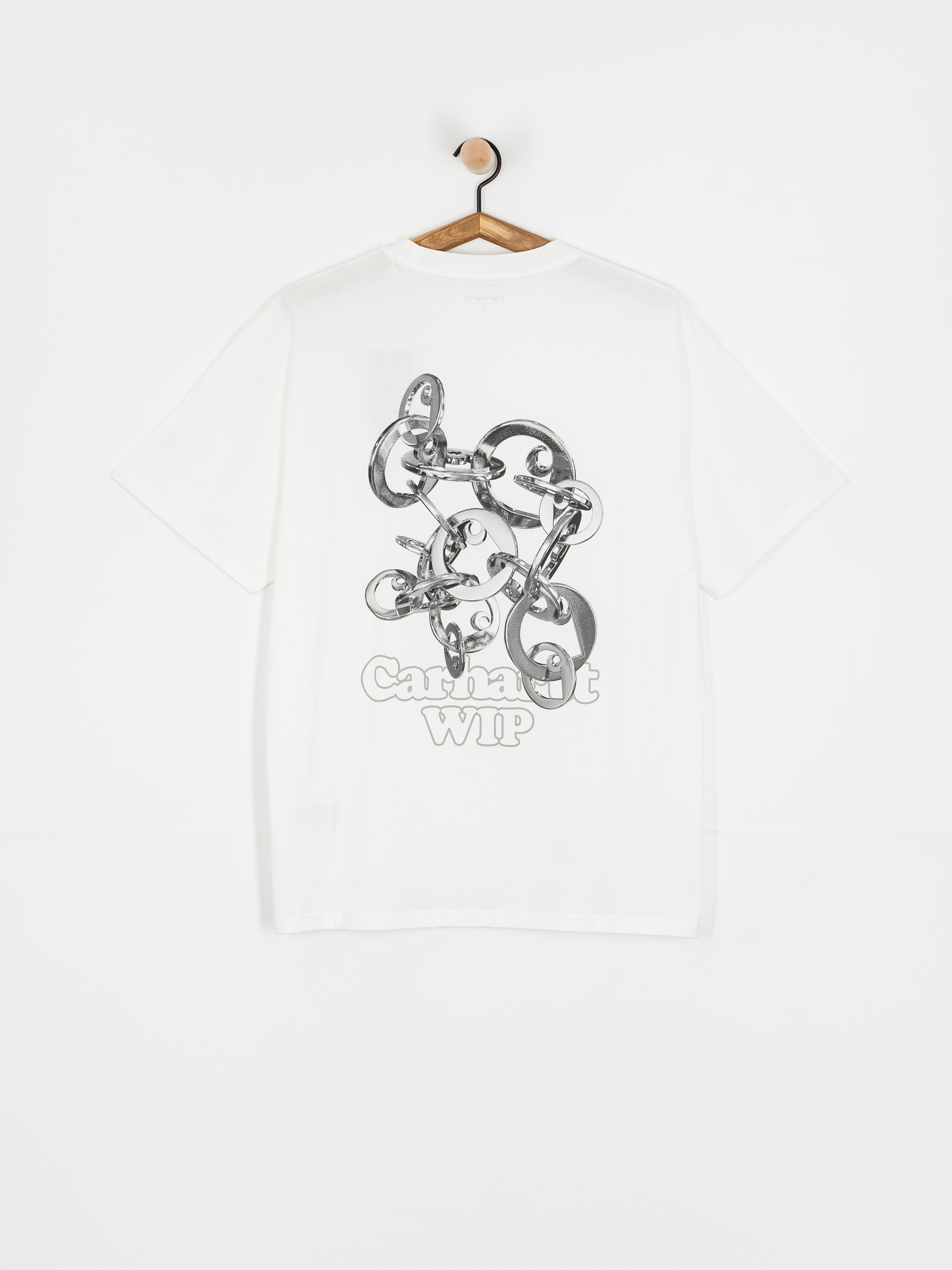 T-shirt Carhartt WIP Linked Charms (white/silver)