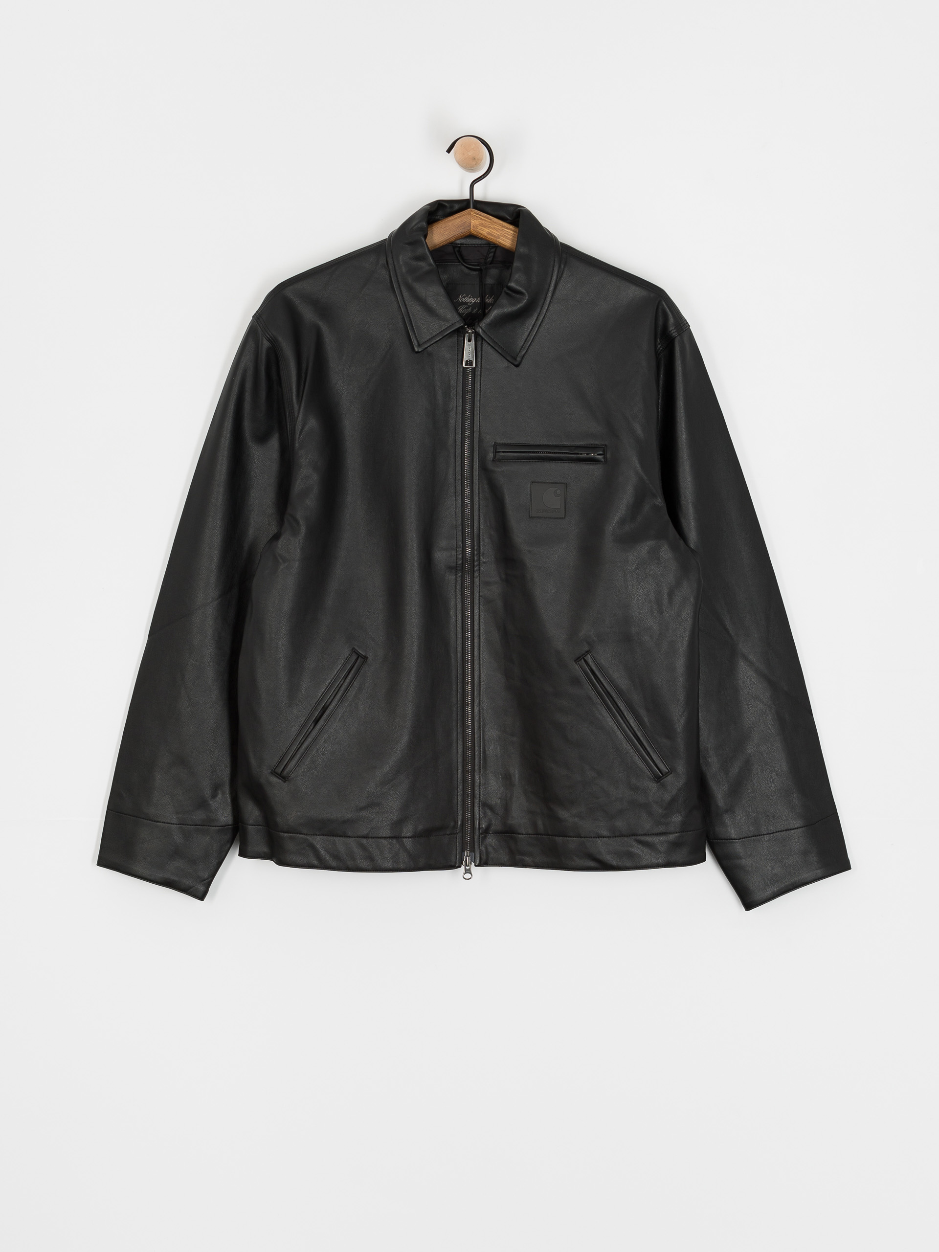 carhartt　DETROIT LEATHER JACKET Detroit Leather Carhartt WIP Light Jacket in black for men