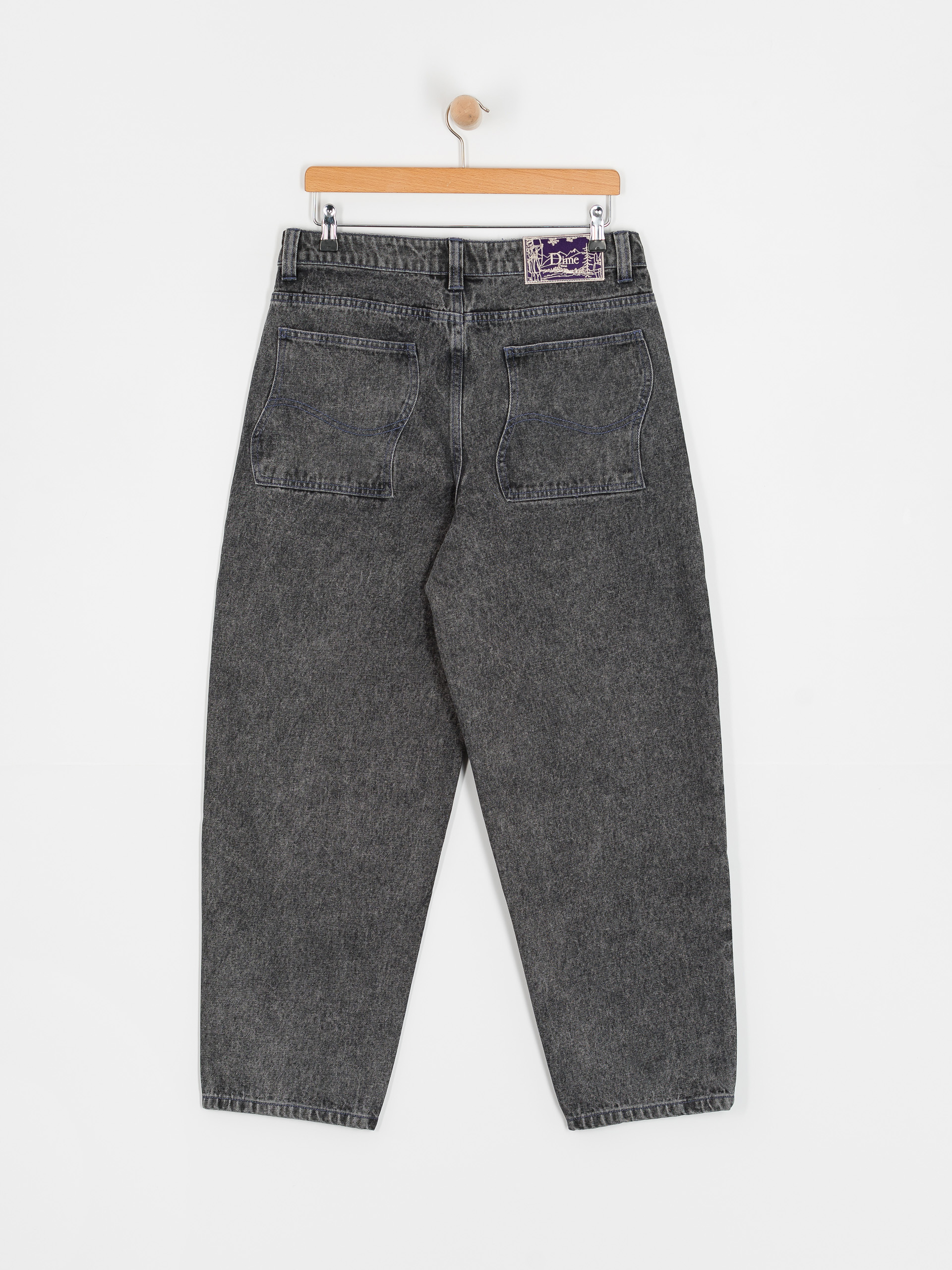 Spodnie Dime Classic Baggy Denim (faded black)