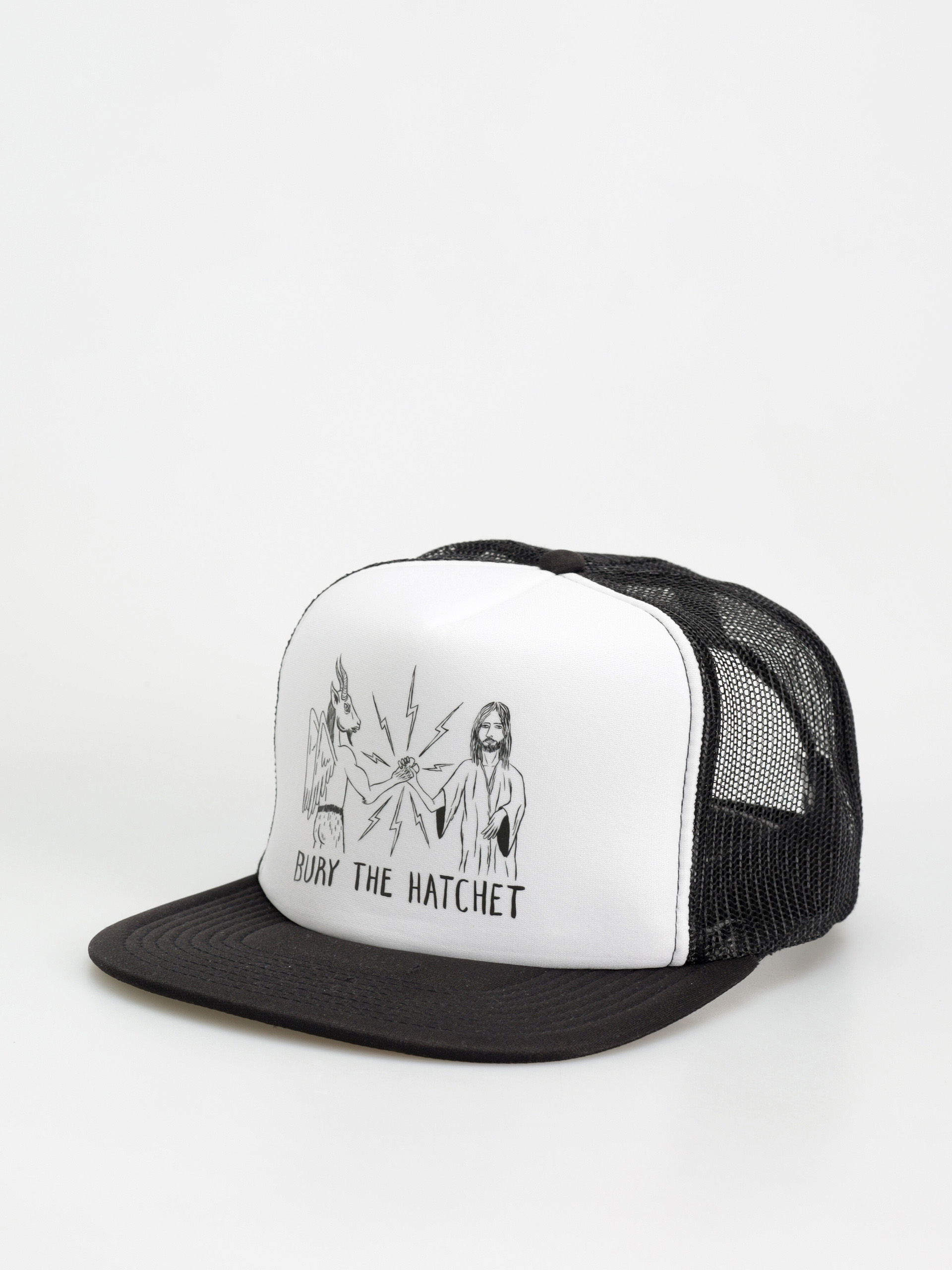 Czapka z daszkiem Thrasher X Toy Machine B.T.H. Trucker (black/black/white)