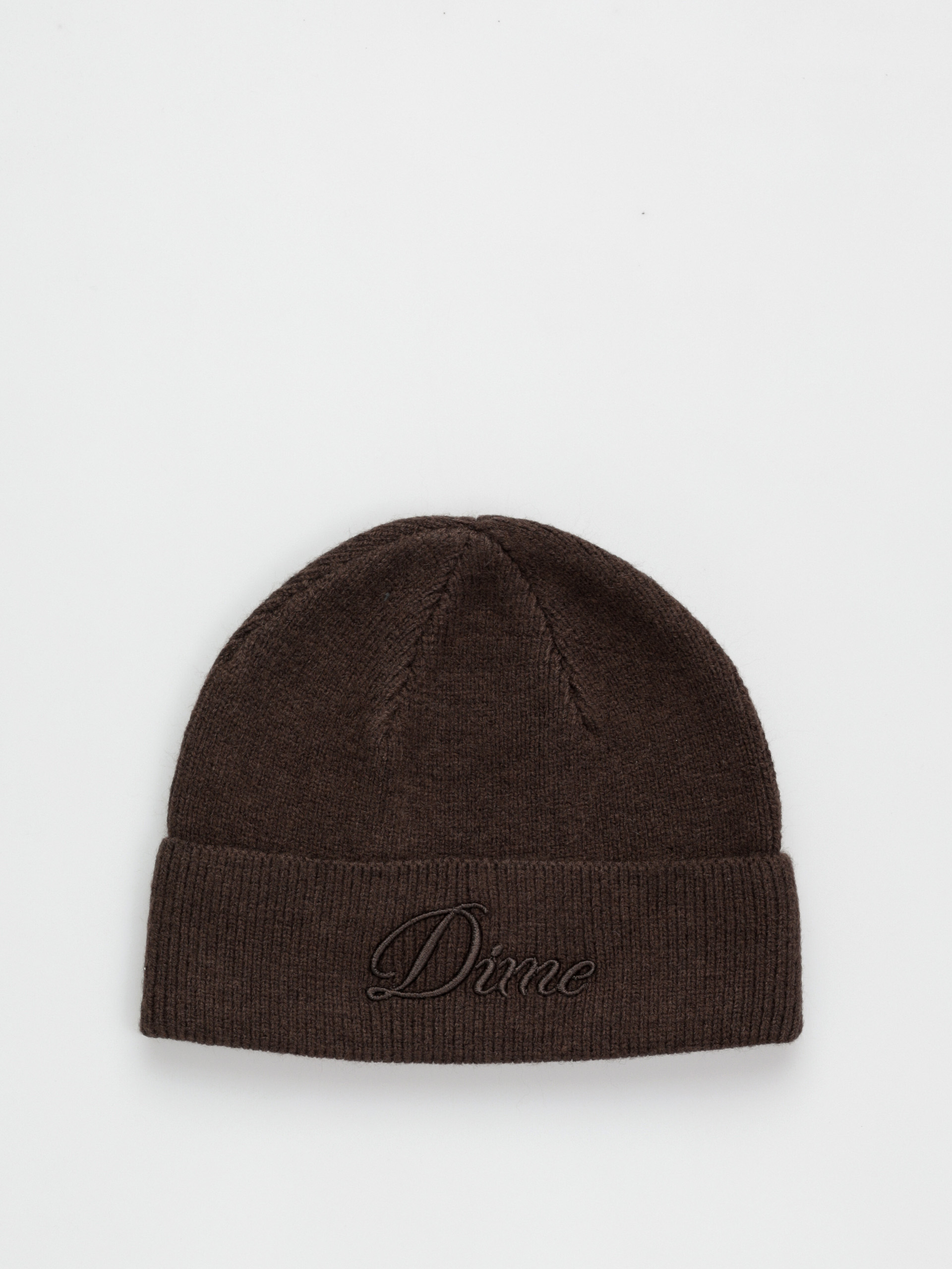 Czapka zimowa Dime Cursive Wool Fold (dark brown)