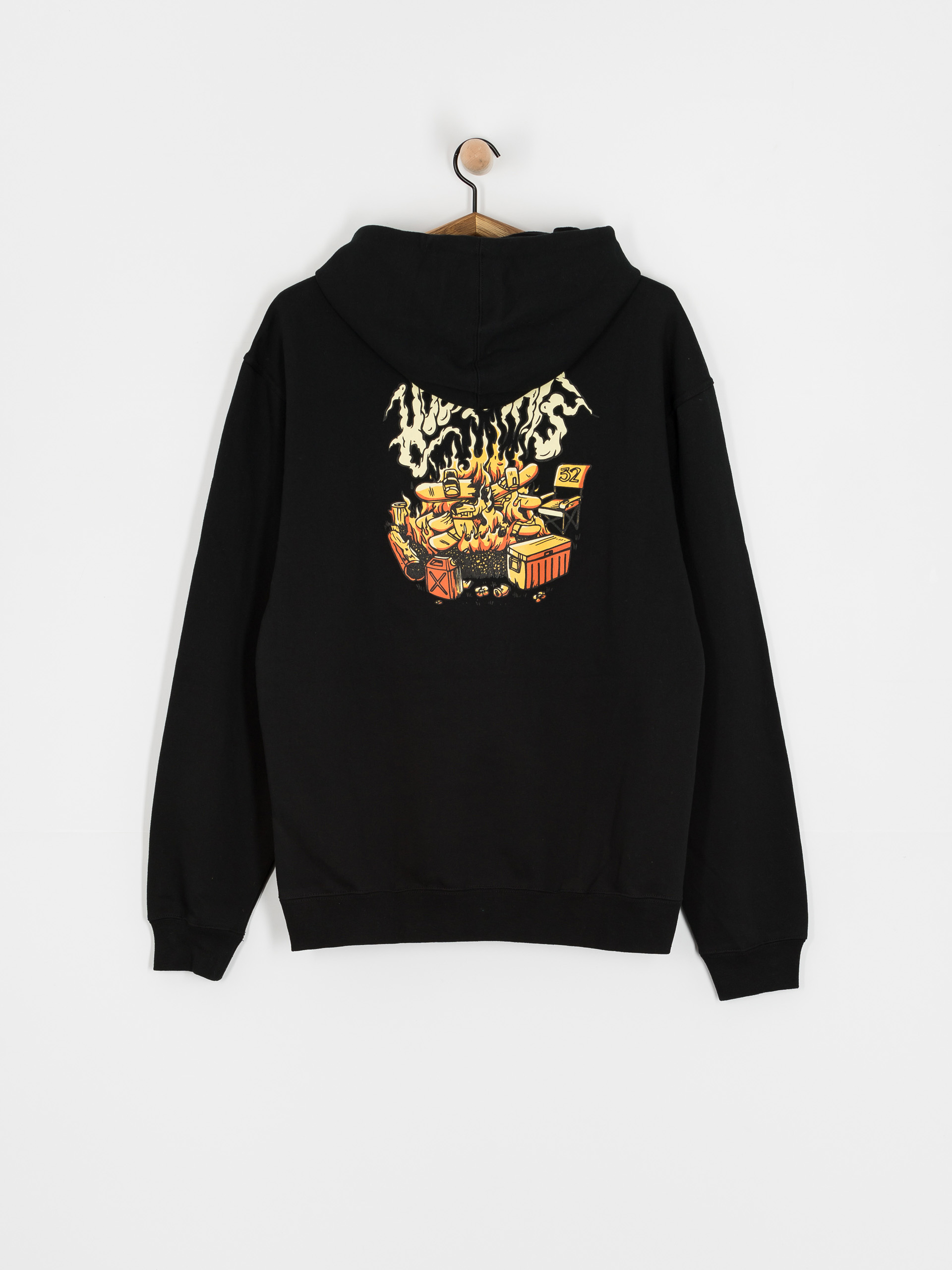 Bluza z kapturem ThirtyTwo Hood Rats HD (black/orange)