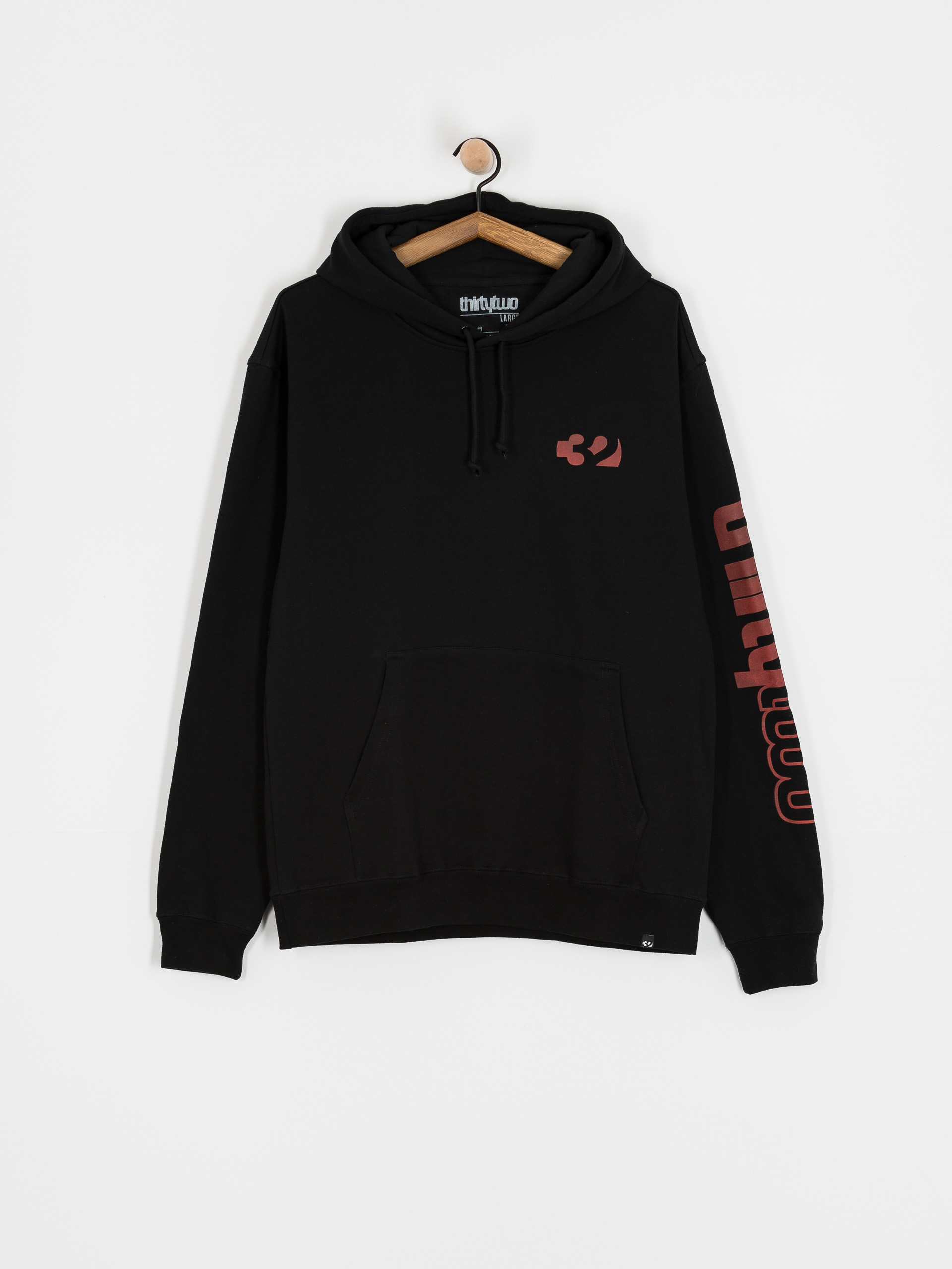 Bluza z kapturem ThirtyTwo Double HD (black/red)