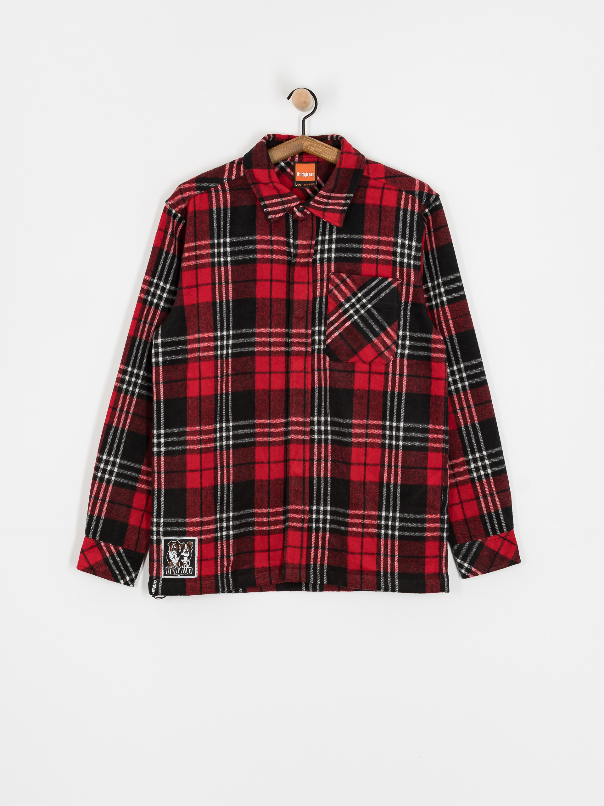 Koszula ThirtyTwo 32 Flannel Shirt (black/red)